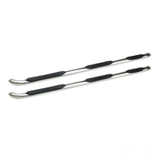 Westin 24 - 54590 2015 - 2019 Chevy Silverado 2500/3500 HD Platinum 4 in. Oval Wheel - to - Wheel Nerf Step Bars - 72 in. Long - Rugged Truck Gear