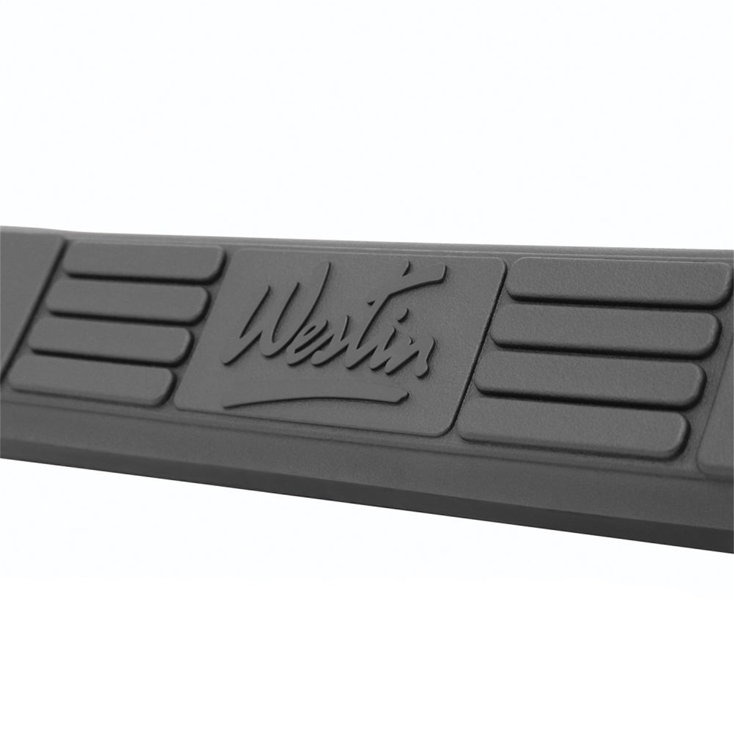 Westin 25 - 1325 1999 - 2016 Ford F250/F350 Super Duty Signature 3 in. Round Nerf Step Bars - Single Step Pad - 80 in. Long - Rugged Truck Gear