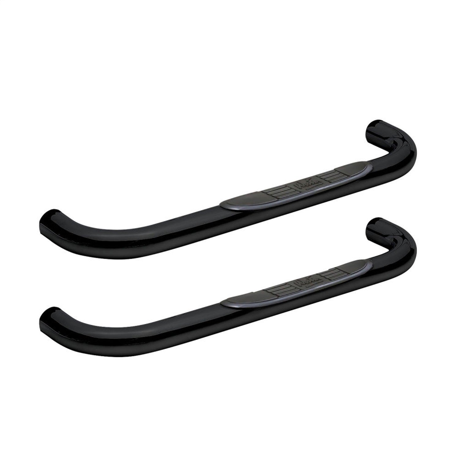 Westin 25 - 1325 1999 - 2016 Ford F250/F350 Super Duty Signature 3 in. Round Nerf Step Bars - Single Step Pad - 80 in. Long - Rugged Truck Gear