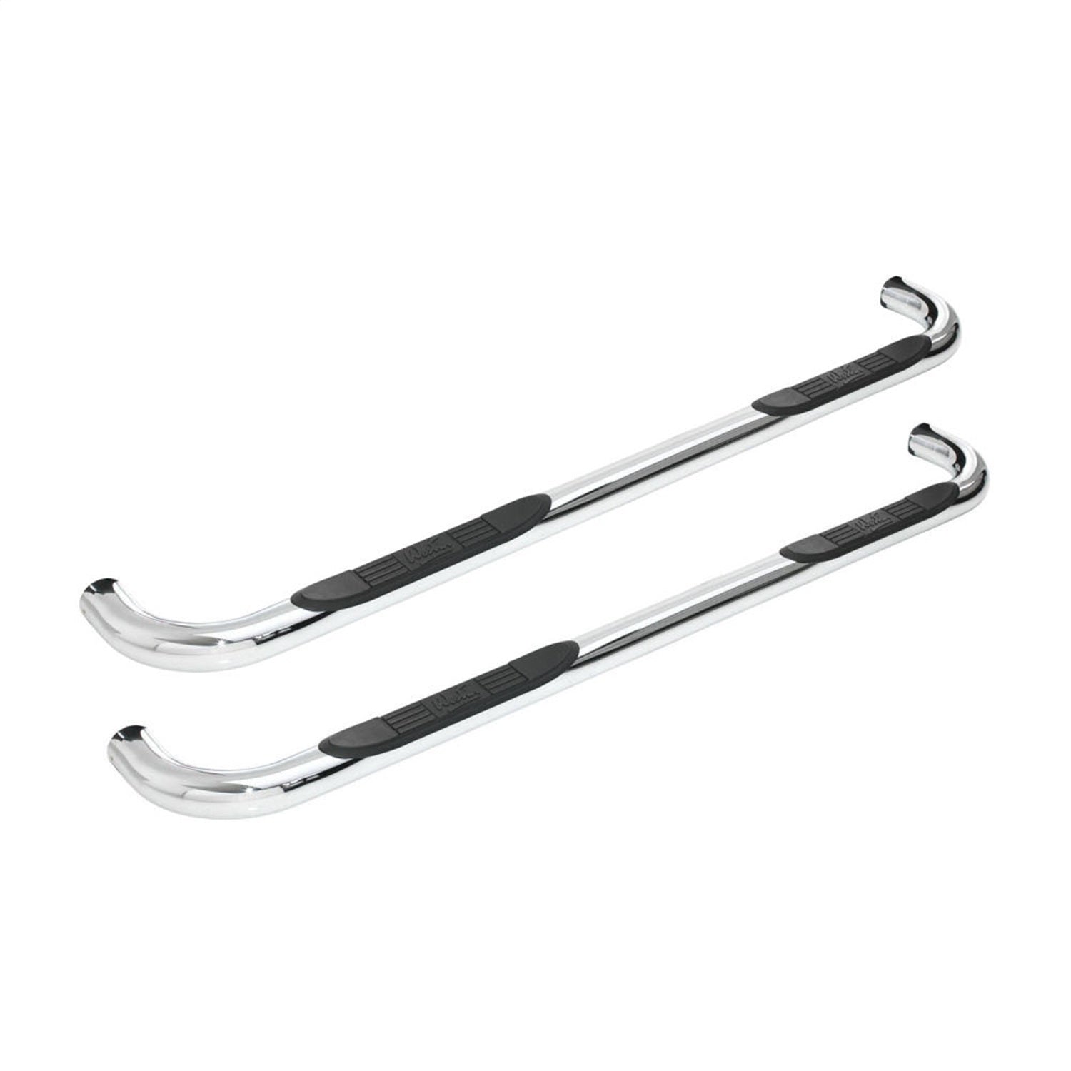 Westin 25 - 4000 2015 - 2022 Chevy Colorado Signature 3 in. Round Nerf Step Bars - Dual Step Pad - 72 in. Long - Rugged Truck Gear