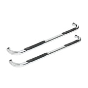 Westin 25 - 4000 2015 - 2022 Chevy Colorado Signature 3 in. Round Nerf Step Bars - Dual Step Pad - 72 in. Long - Rugged Truck Gear