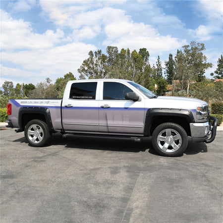 Westin 27 - 65755 2007 - 2018 Chevy Silverado 1500 SG6 LED Running Boards - 85.5 in. Long - Rugged Truck Gear