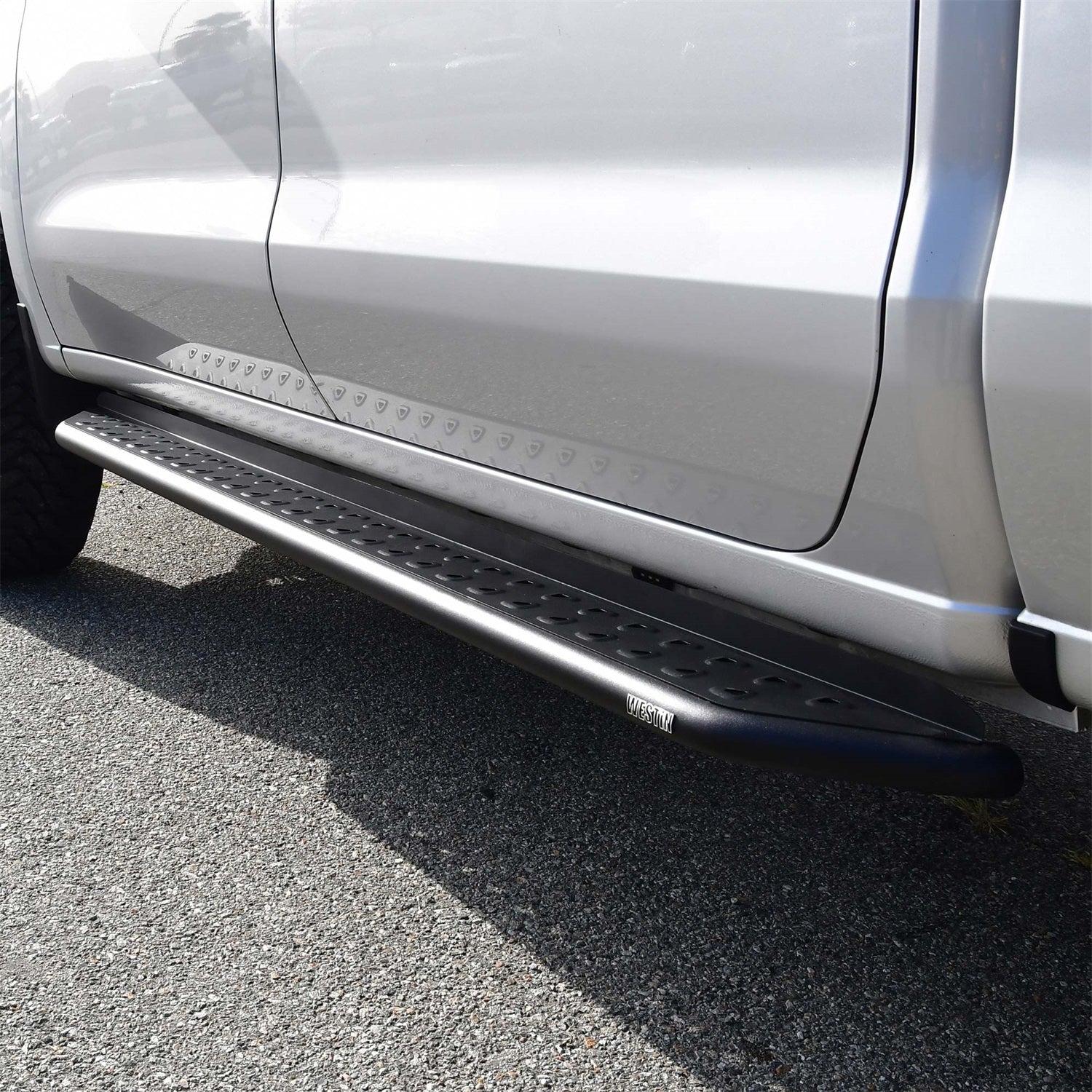 Westin 28 - 31275 2019 - 2024 Chevy Silverado 1500 Outlaw Running Boards - 72 in. Long - Rugged Truck Gear