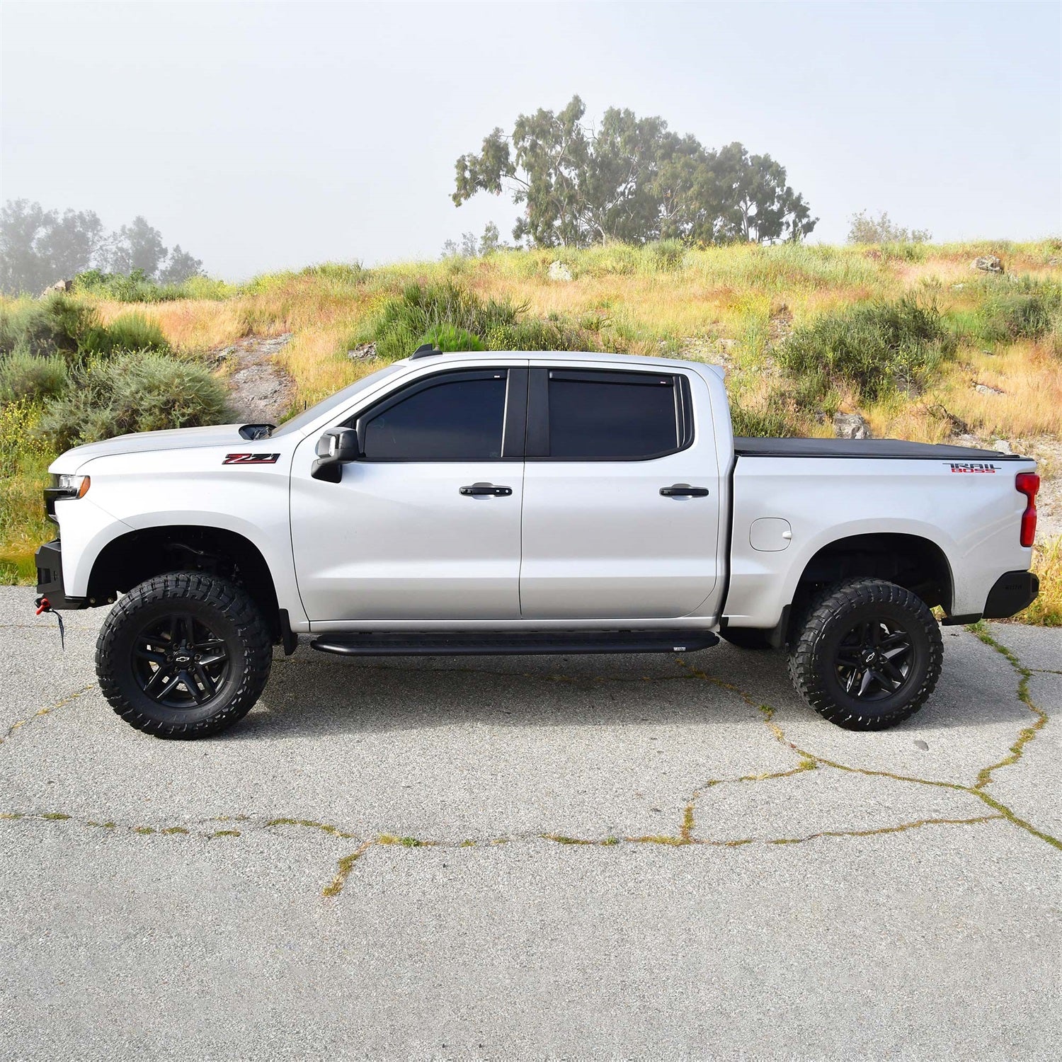 Westin 28 - 31275 2019 - 2024 Chevy Silverado 1500 Outlaw Running Boards - 72 in. Long - Rugged Truck Gear