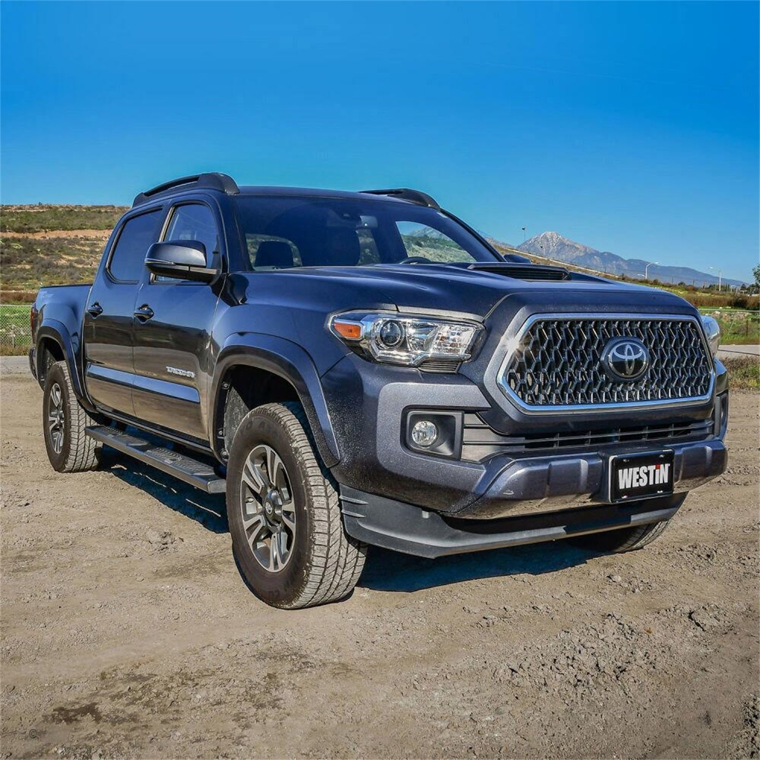 Westin 28 - 51135 2005 - 2023 Toyota Tacoma R5 5 in. Nerf Step Bars - 80 in. Long - Rugged Truck Gear