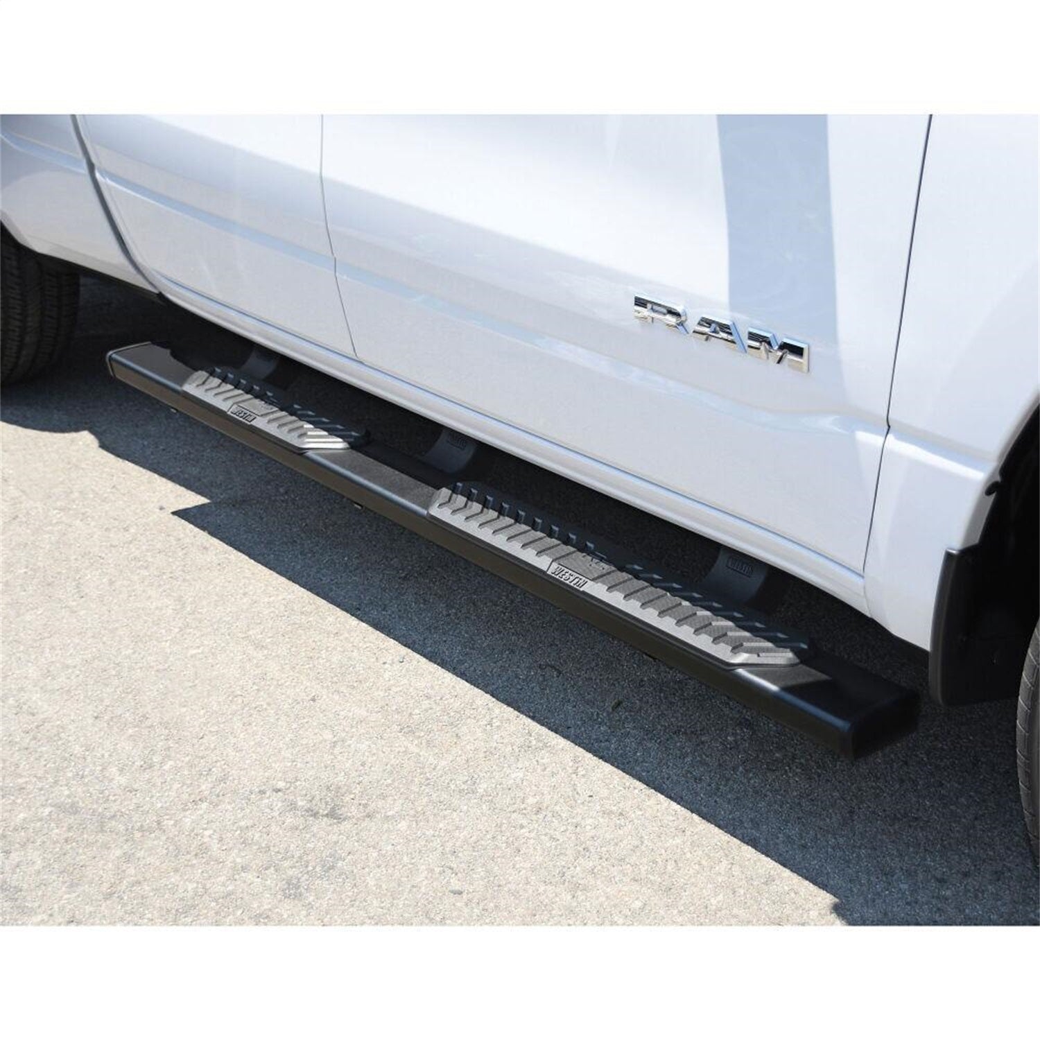 Westin 28 - 51235 2019 - 2024 Dodge Ram 1500 R5 5 in. Nerf Step Bars - 85 in. Long - Rugged Truck Gear