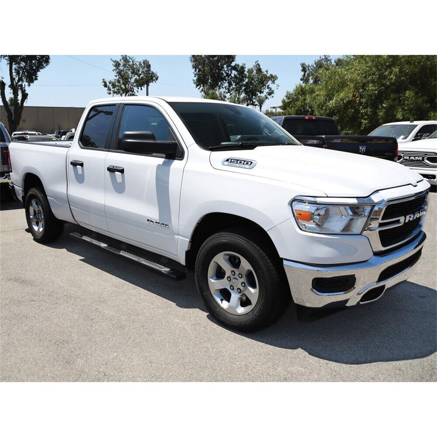 Westin 28 - 51235 2019 - 2024 Dodge Ram 1500 R5 5 in. Nerf Step Bars - 85 in. Long - Rugged Truck Gear