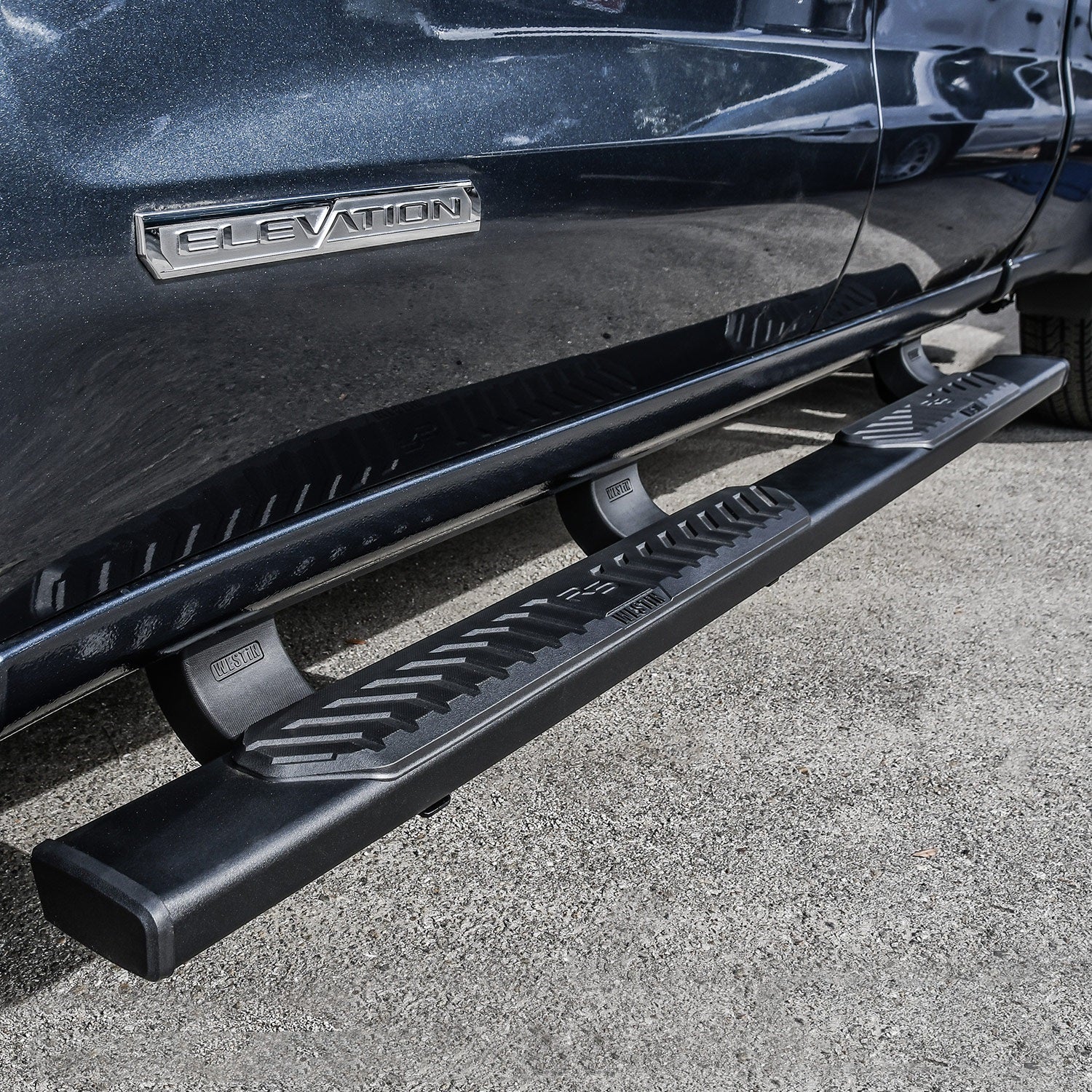 Westin 28 - 51265 2019 - 2024 GMC Sierra 1500 R5 5 in. Nerf Step Bars - 77 in. Long - Rugged Truck Gear