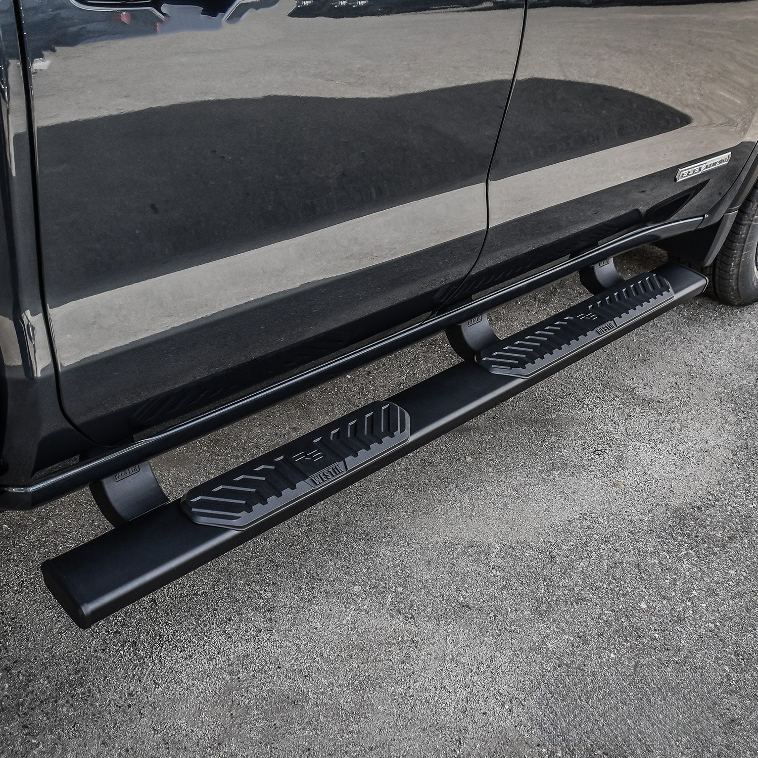 Westin 28 - 51265 2019 - 2024 GMC Sierra 1500 R5 5 in. Nerf Step Bars - 77 in. Long - Rugged Truck Gear