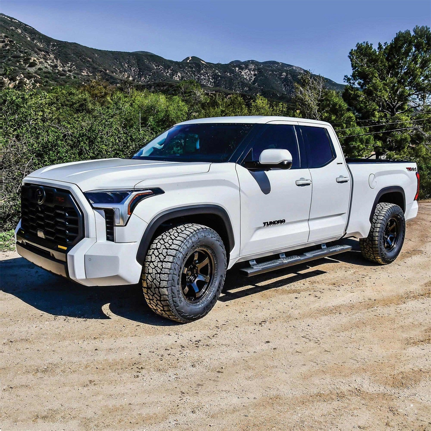 Westin 28 - 51335 2022 - 2024 Toyota Tundra R5 5 in. Nerf Step Bars - 76 in. Long - Rugged Truck Gear