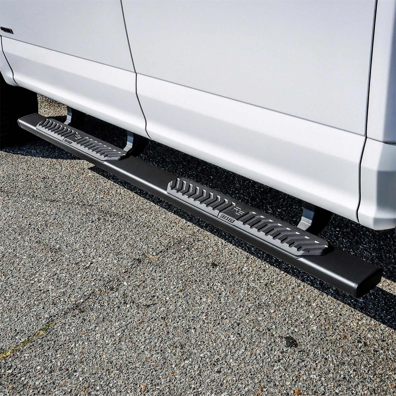 Westin 28 - 521095 2017 - 2024 Ford F250/F350 Super Duty R5 XD 5 in. Nerf Step Bars - 72 in. Long - Rugged Truck Gear