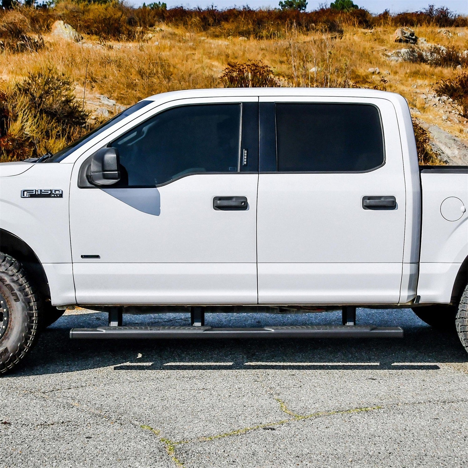 Westin 28 - 521095 2017 - 2024 Ford F250/F350 Super Duty R5 XD 5 in. Nerf Step Bars - 72 in. Long - Rugged Truck Gear