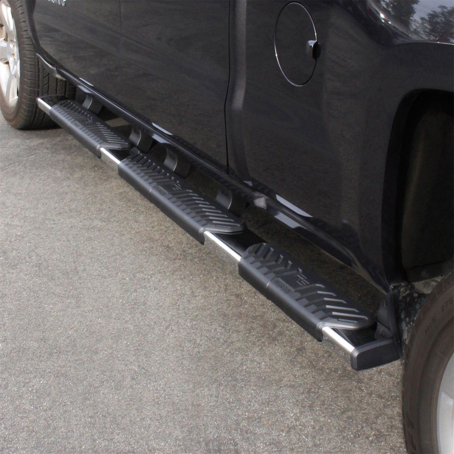 Westin 28 - 534575 2007 - 2018 GMC Sierra 1500 R5 M - Series 5 in. Wheel - to - Wheel Nerf Step Bars - 80 in. Long - Rugged Truck Gear