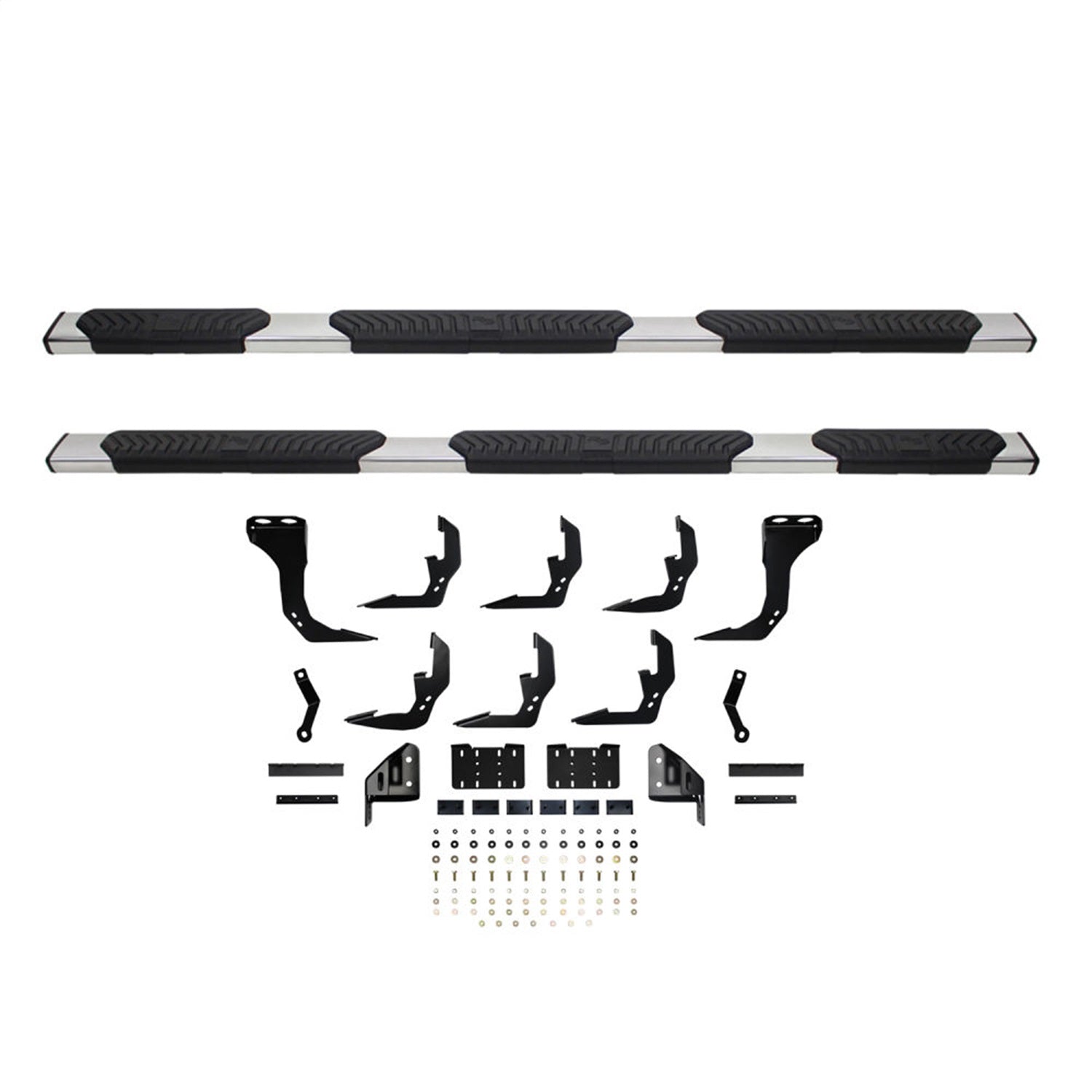 Westin 28 - 534680 2019 - 2023 GMC Sierra 1500 R5 M - Series 5 in. Wheel - to - Wheel Nerf Step Bars - 72 in. Long - Rugged Truck Gear