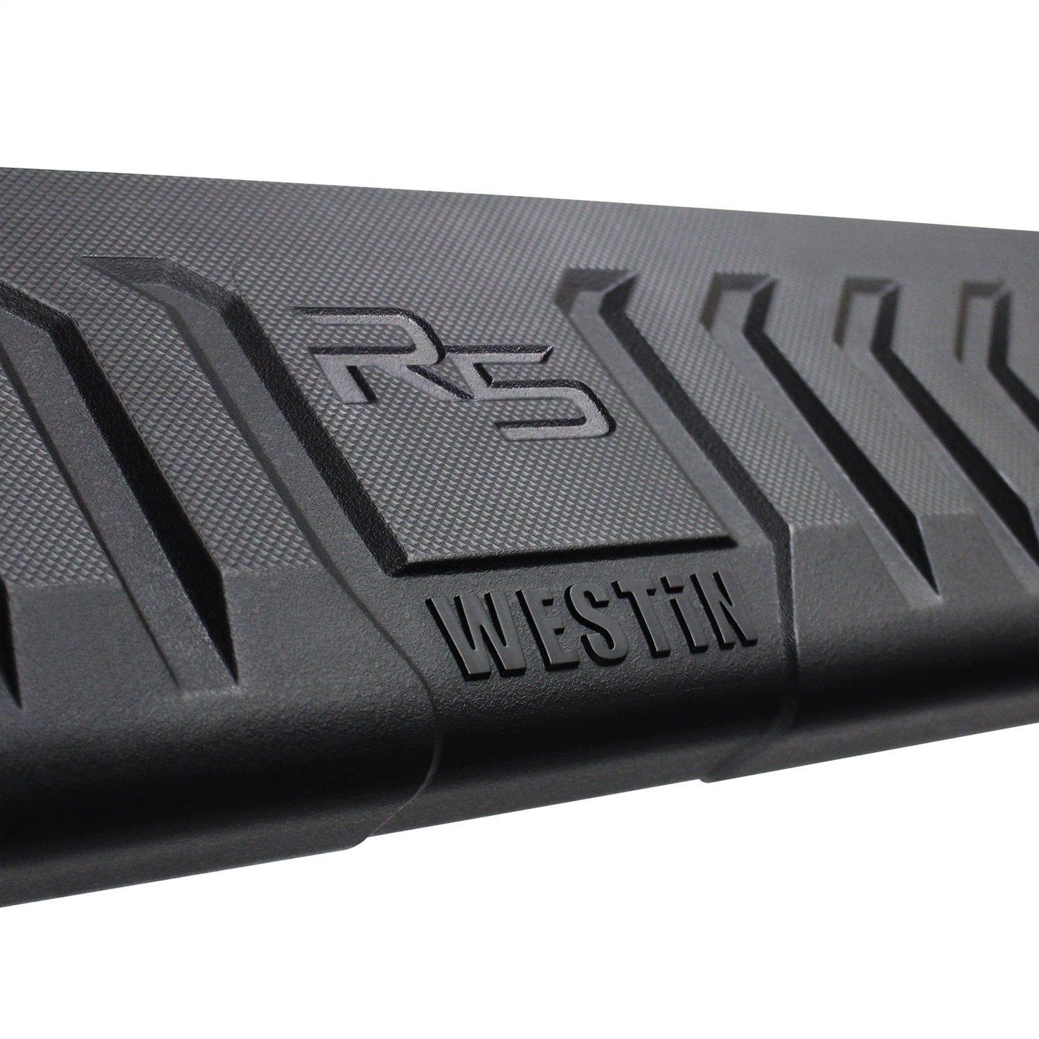 Westin 28 - 534690 2019 - 2023 GMC Sierra 1500 R5 M - Series 5 in. Wheel - to - Wheel Nerf Step Bars - 97 in. Long - Rugged Truck Gear
