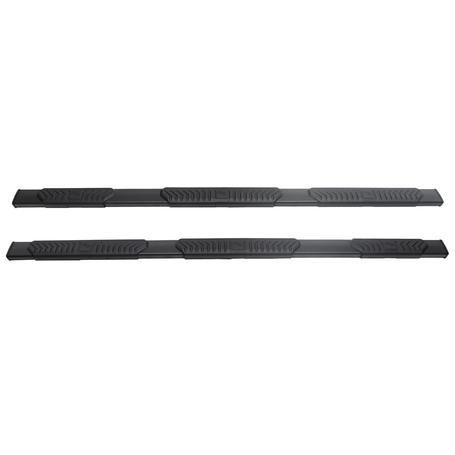 Westin 28 - 534695 2019 - 2023 GMC Sierra 1500 R5 M - Series 5 in. Wheel - to - Wheel Nerf Step Bars - 97 in. Long - Rugged Truck Gear
