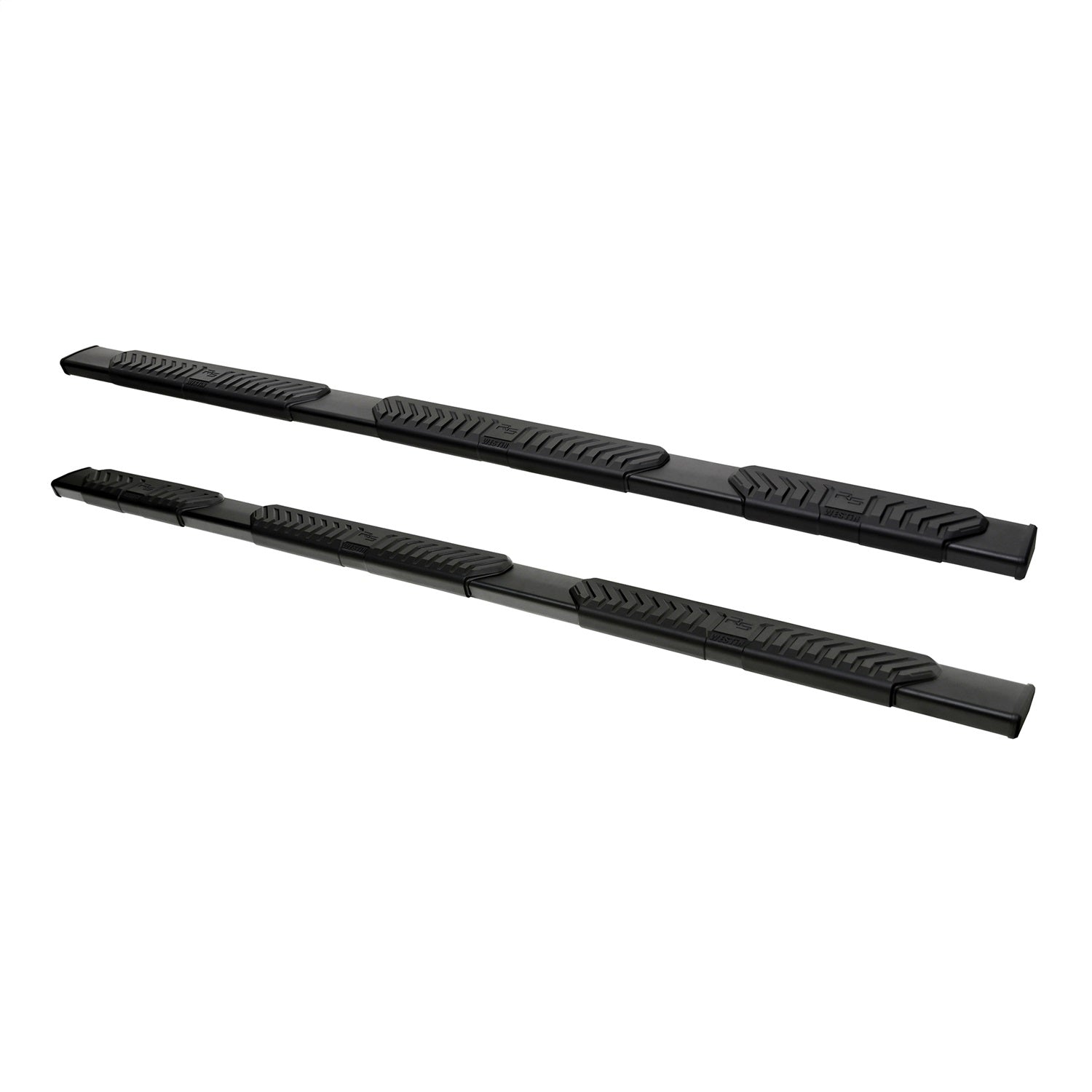 Westin 28 - 534705 2019 - 2023 Dodge Ram 1500 R5 M - Series 5 in. Wheel - to - Wheel Nerf Step Bars - 72 in. Long - Rugged Truck Gear
