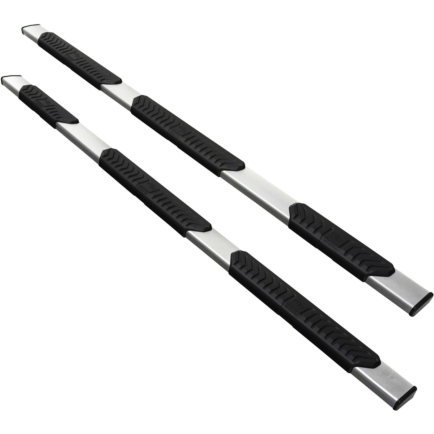 Westin 28 - 534720 2019 - 2023 Dodge Ram 1500 R5 M - Series 5 in. Wheel - to - Wheel Nerf Step Bars - 72 in. Long - Rugged Truck Gear