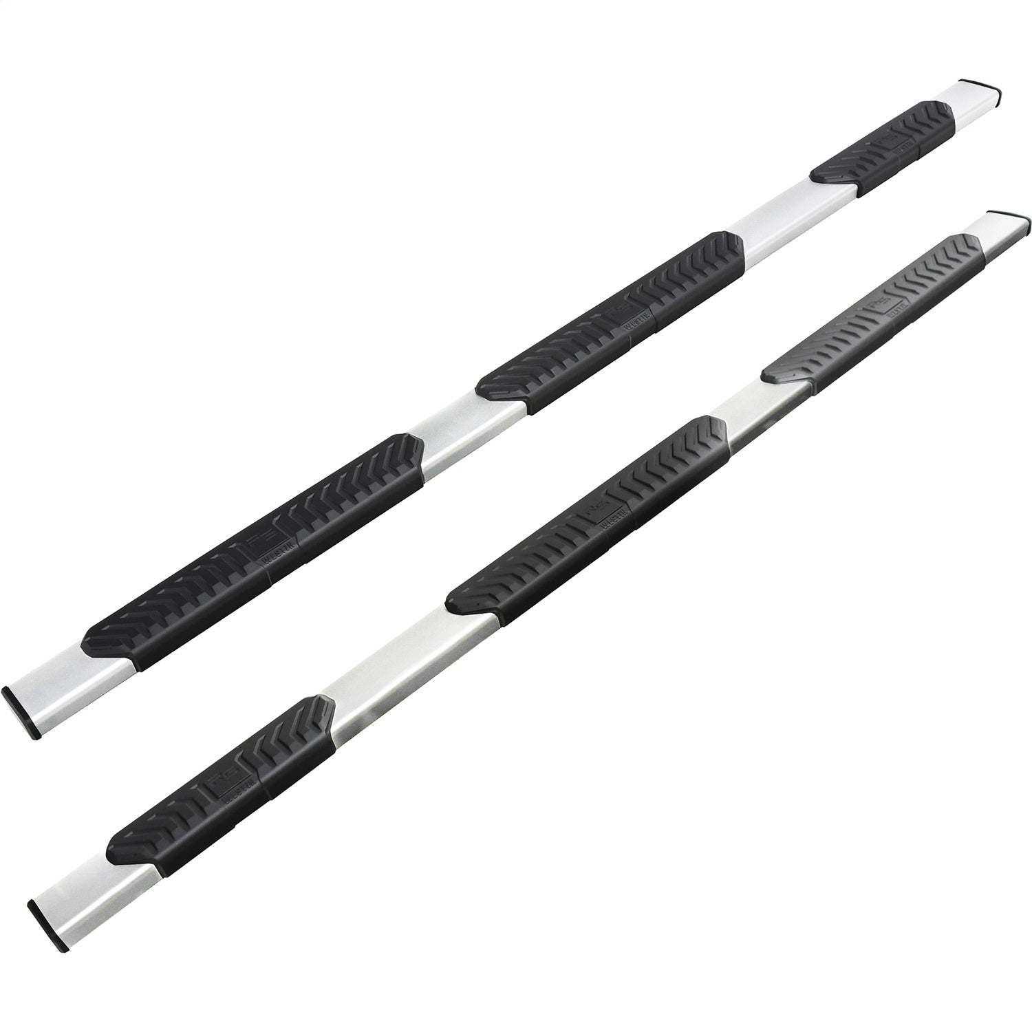 Westin 28 - 534720 2019 - 2023 Dodge Ram 1500 R5 M - Series 5 in. Wheel - to - Wheel Nerf Step Bars - 72 in. Long - Rugged Truck Gear