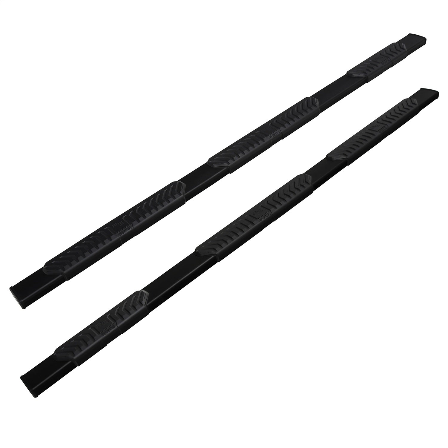 Westin 28 - 534725 2019 - 2023 Dodge Ram 1500 R5 M - Series 5 in. Wheel - to - Wheel Nerf Step Bars - 72 in. Long - Rugged Truck Gear