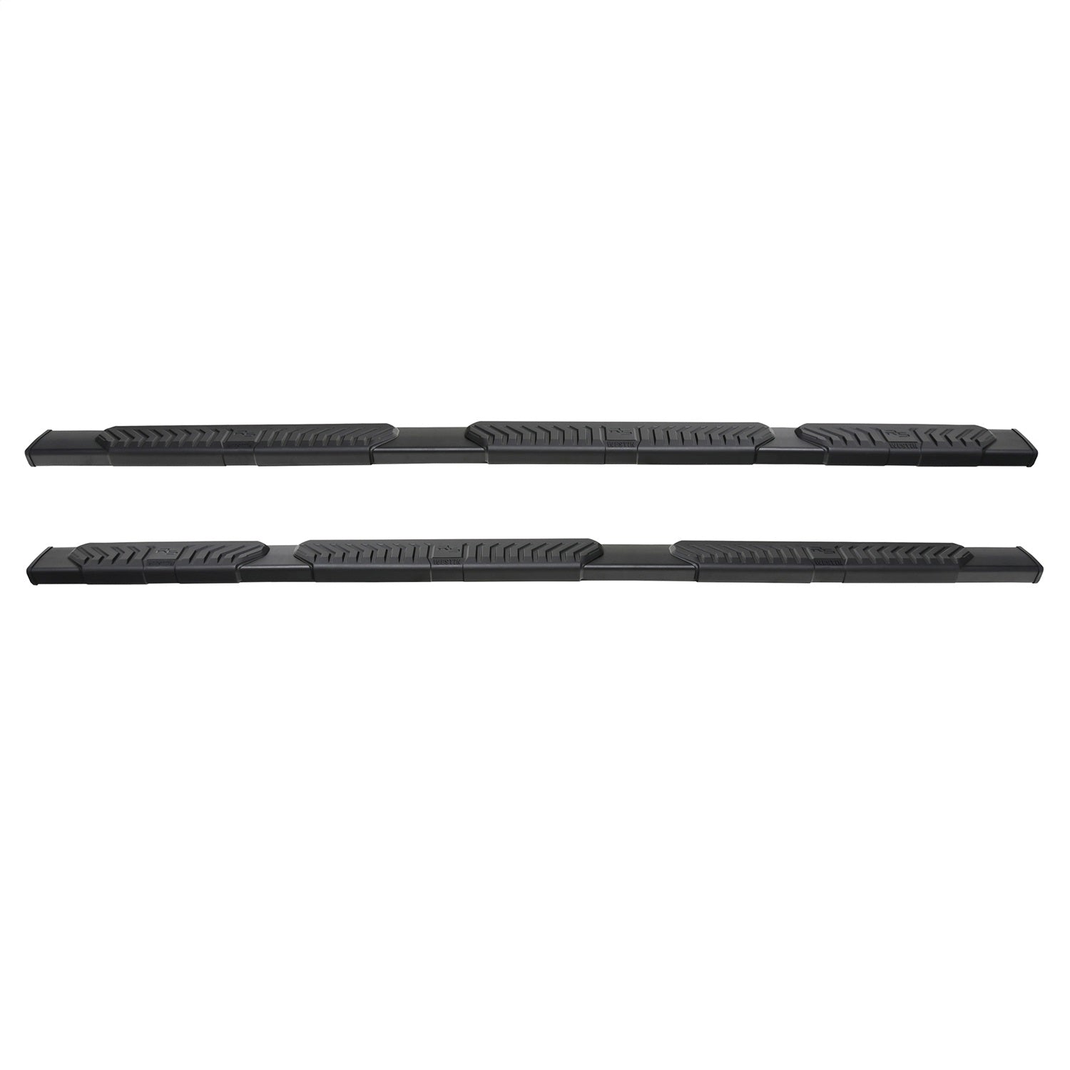 Westin 28 - 534735 2019 - 2023 Dodge Ram 1500 R5 M - Series 5 in. Wheel - to - Wheel Nerf Step Bars - 72 in. Long - Rugged Truck Gear