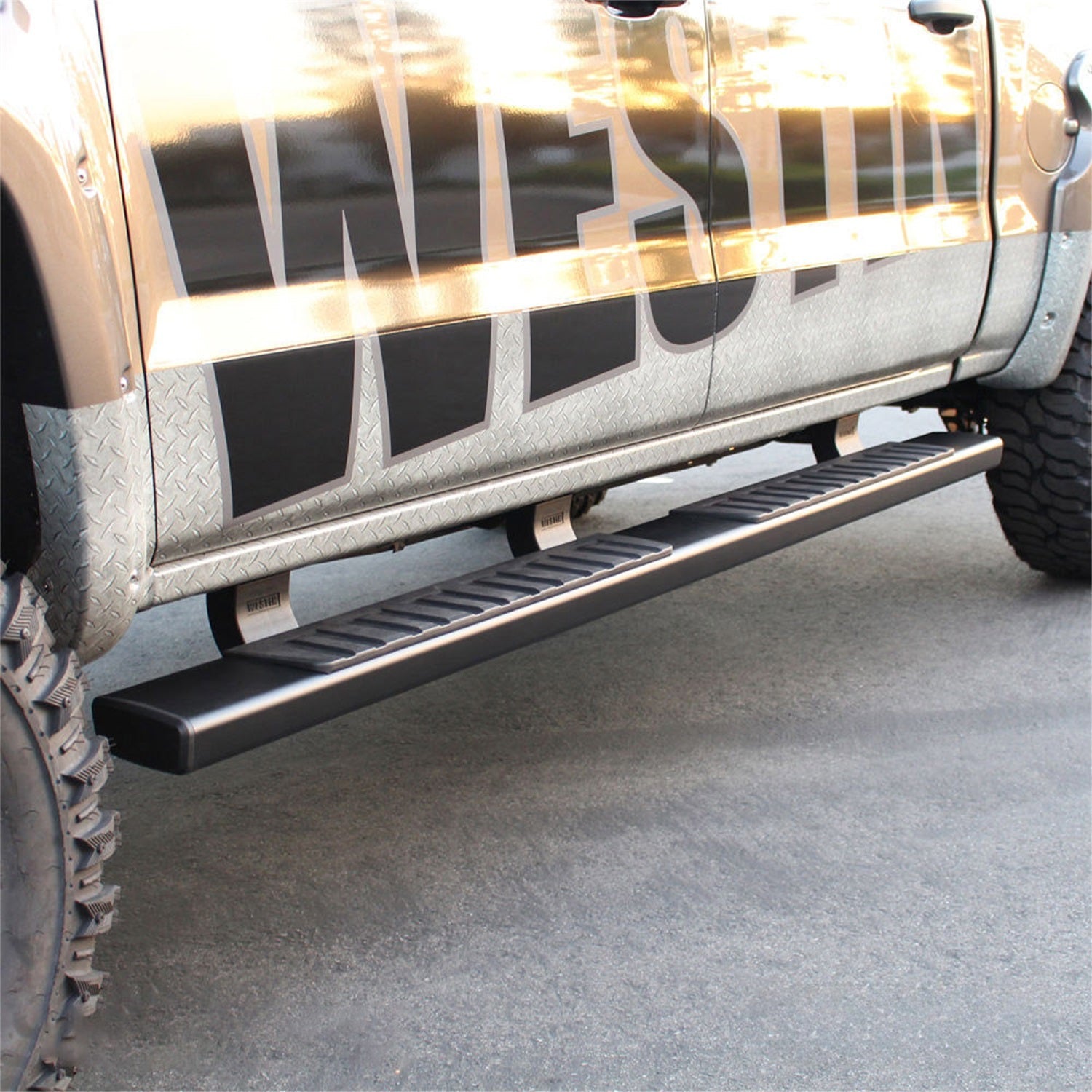 Westin 28 - 71035 2007 - 2018 GMC Sierra 1500 R7 Nerf Step Bars - 87 in. Long - Rugged Truck Gear