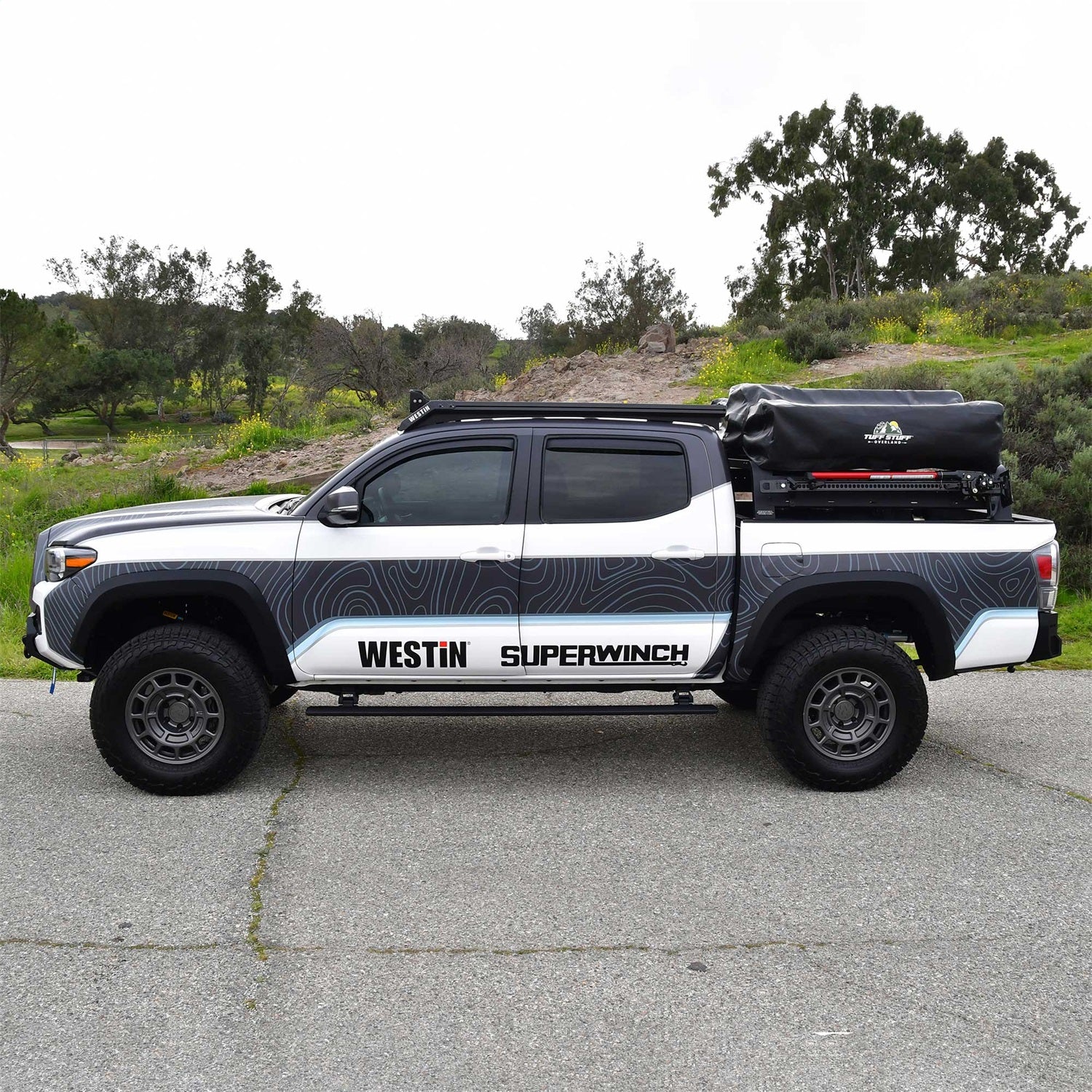 Westin 29 - 22775 2005 - 2023 Toyota Tacoma Pro - e Electric Running Boards - 70 in. Long - Rugged Truck Gear