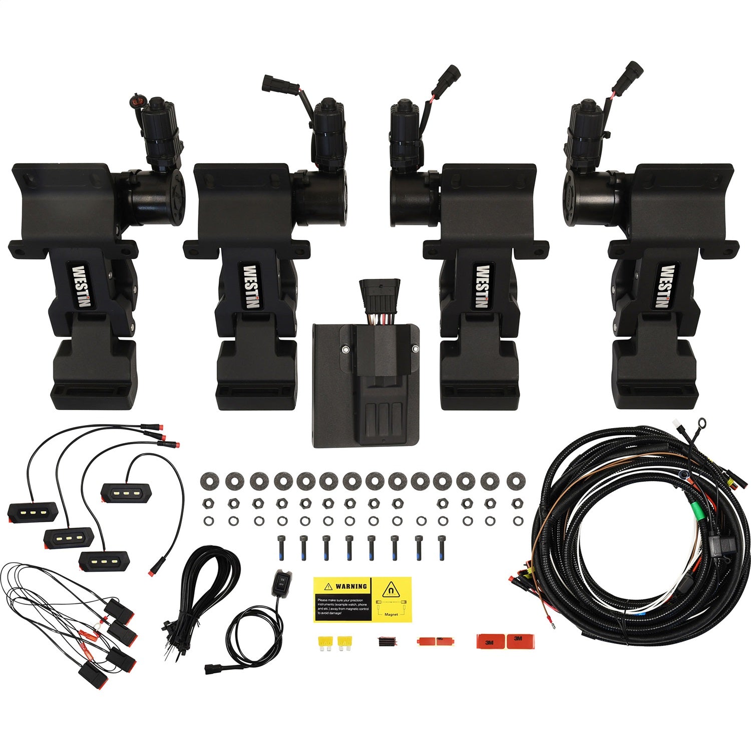 Westin 29 - 23935 2015 - 2023 Ford F150 Pro - e Electric Running Boards - 72 in. Long - Rugged Truck Gear