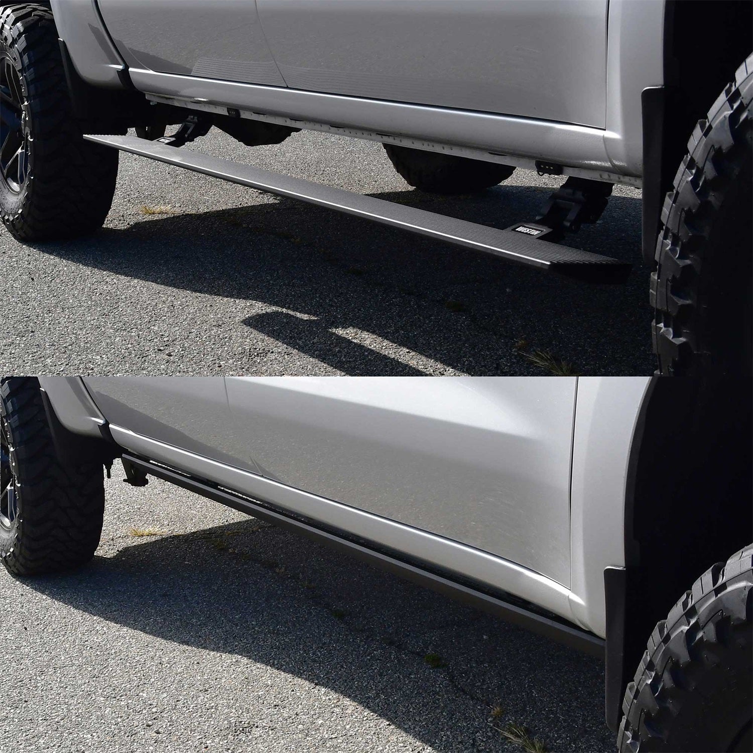 Westin 29 - 24135 2019 - 2023 Chevy Silverado 1500 Pro - e Electric Running Boards - 72 in. Long - Rugged Truck Gear
