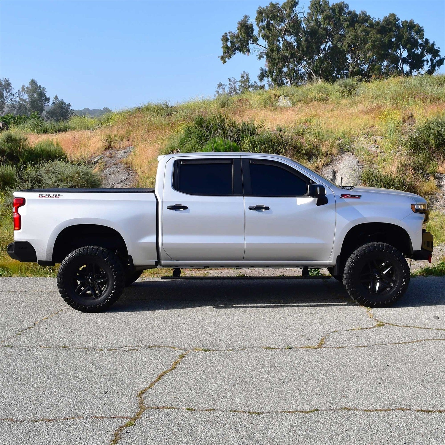 Westin 29 - 24135 2019 - 2023 Chevy Silverado 1500 Pro - e Electric Running Boards - 72 in. Long - Rugged Truck Gear