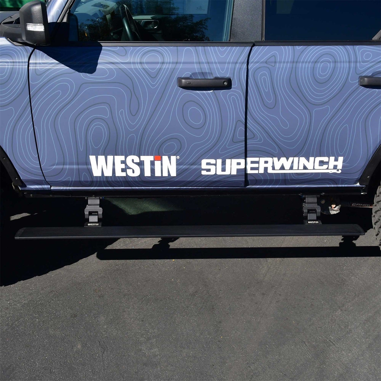 Westin 29 - 24195 2021 - 2023 Ford Bronco Pro - e Electric Running Boards - 72 in. Long - Rugged Truck Gear