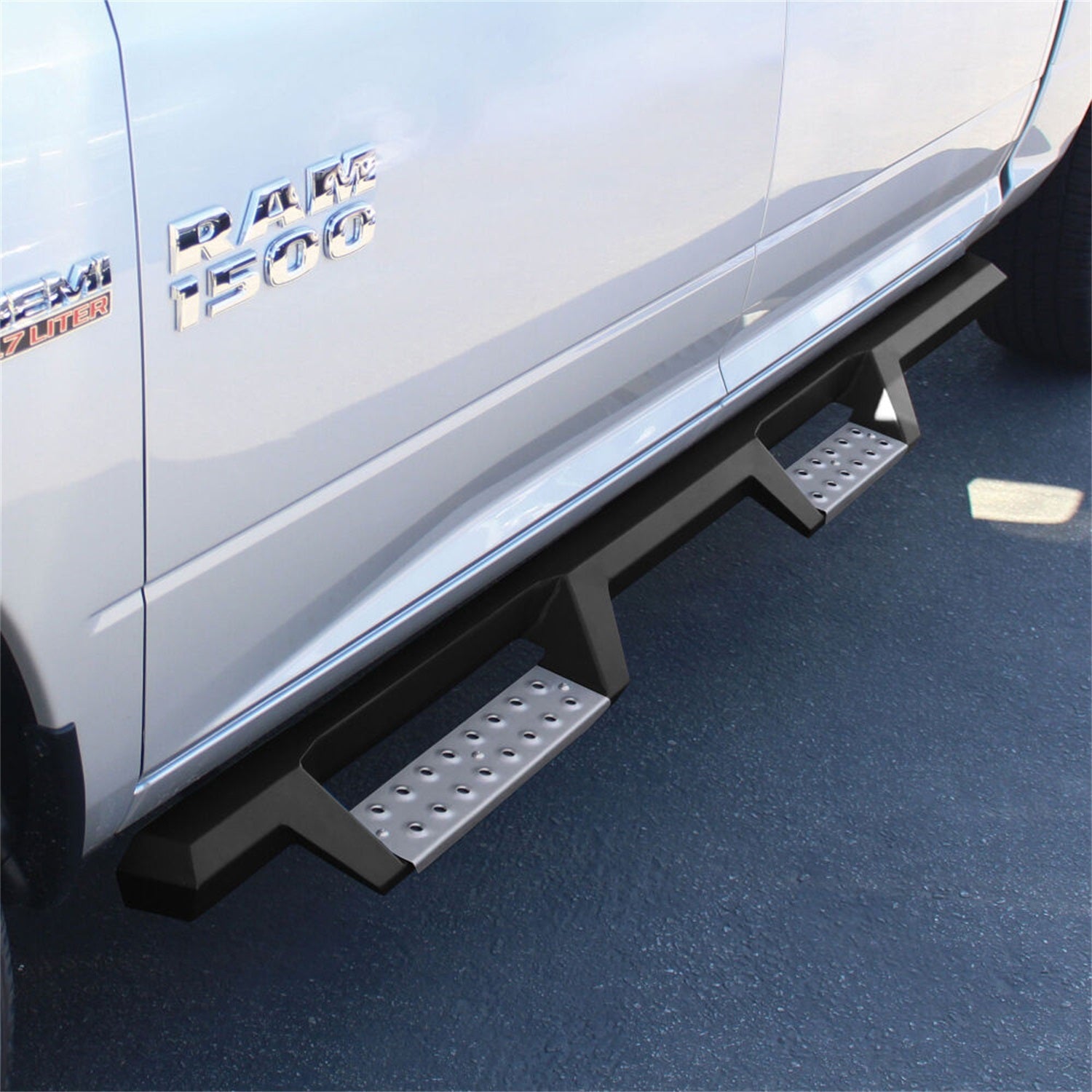 Westin 56 - 135652 2010 - 2023 Dodge Ram 2500/3500 HDX Stainless Drop Nerf Step Bars - 85 in. Long - Rugged Truck Gear