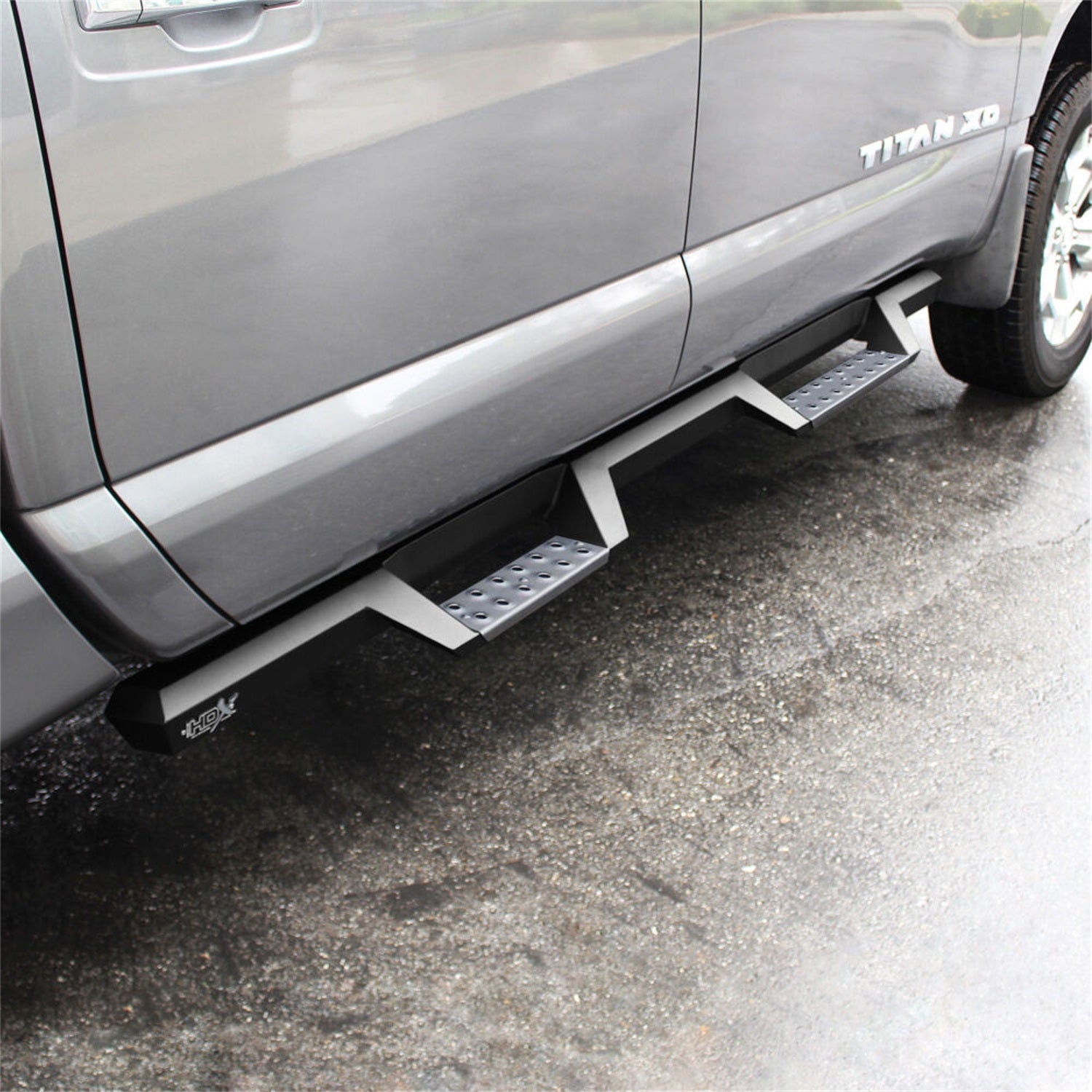 Westin 56 - 140252 2017 - 2023 Nissan TITAN HDX Stainless Drop Nerf Step Bars - 72 in. Long - Rugged Truck Gear