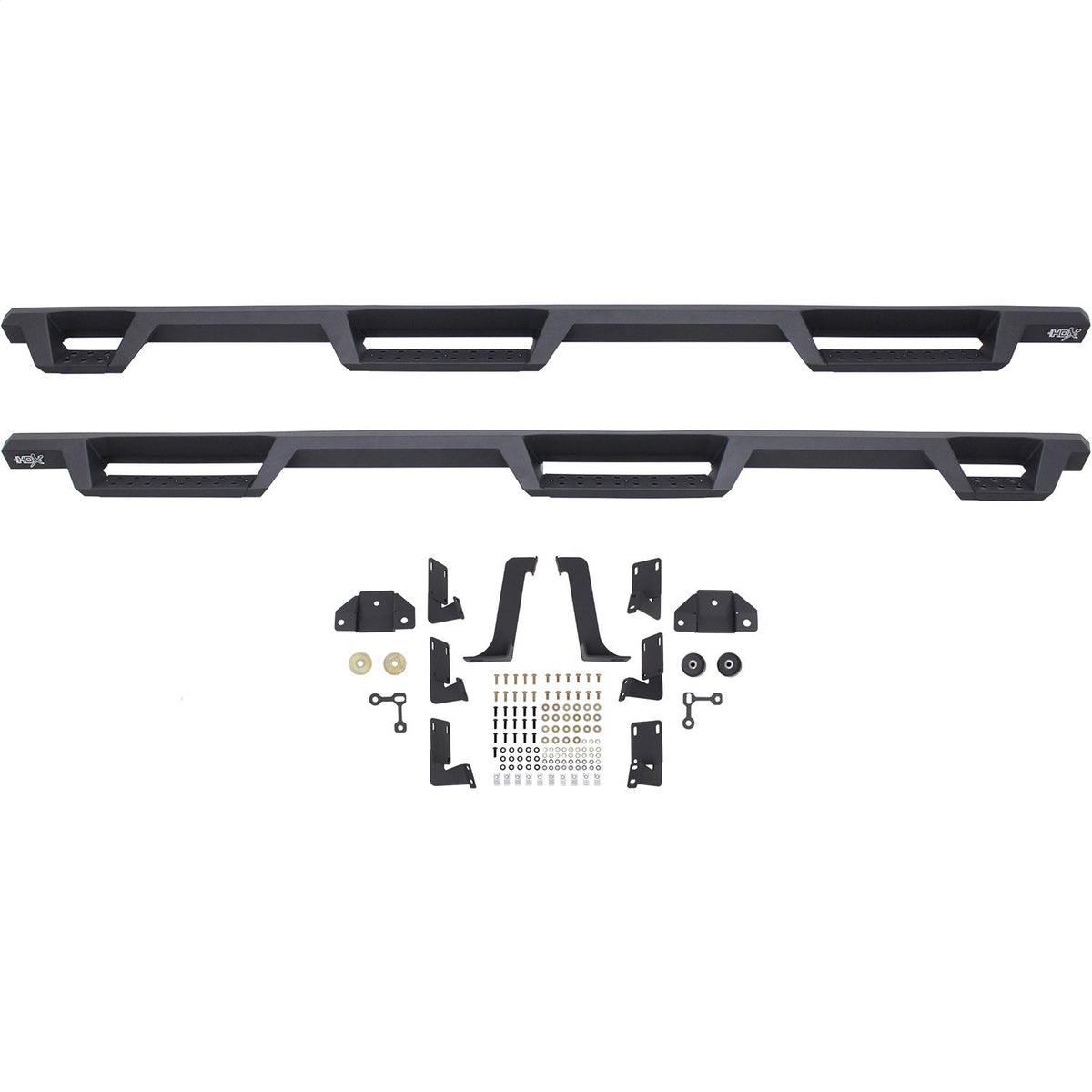 Westin 56 - 534015 1999 - 2016 Ford F250/F350 Super Duty HDX Drop Wheel - to - Wheel Nerf Step Bars - 80 in. Long - Rugged Truck Gear
