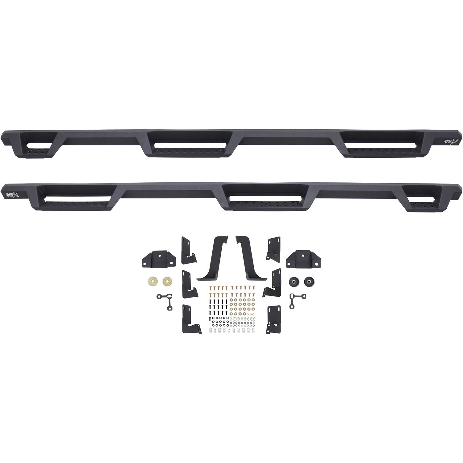 Westin 56 - 534015 1999 - 2016 Ford F250/F350 Super Duty HDX Drop Wheel - to - Wheel Nerf Step Bars - 80 in. Long - Rugged Truck Gear
