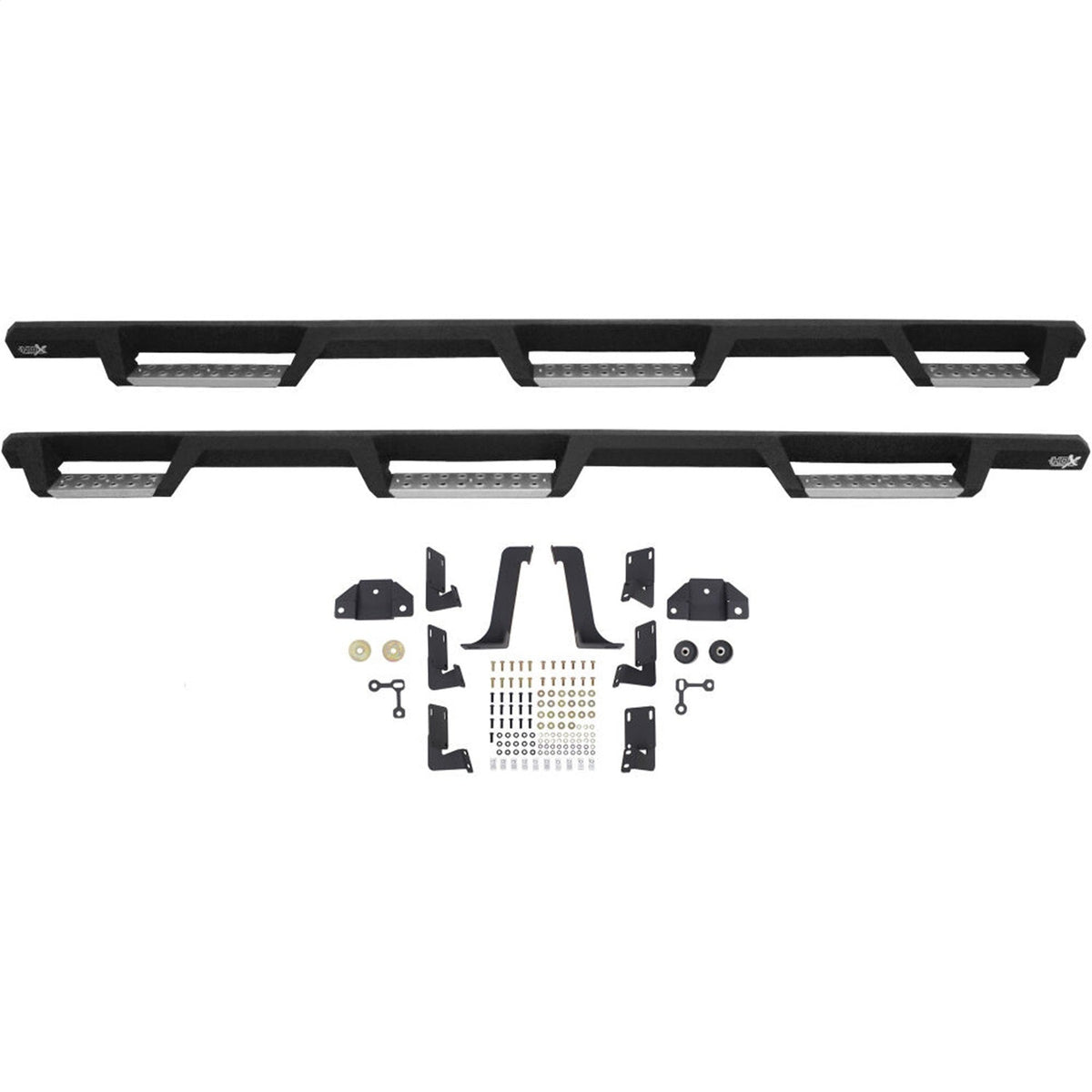 Westin 56 - 5340152 1999 - 2016 Ford F250/F350 Super Duty HDX Stainless Drop Wheel - to - Wheel Nerf Step Bars - 80 in. Long - Rugged Truck Gear