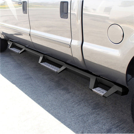 Westin 56 - 5340152 1999 - 2016 Ford F250/F350 Super Duty HDX Stainless Drop Wheel - to - Wheel Nerf Step Bars - 80 in. Long - Rugged Truck Gear