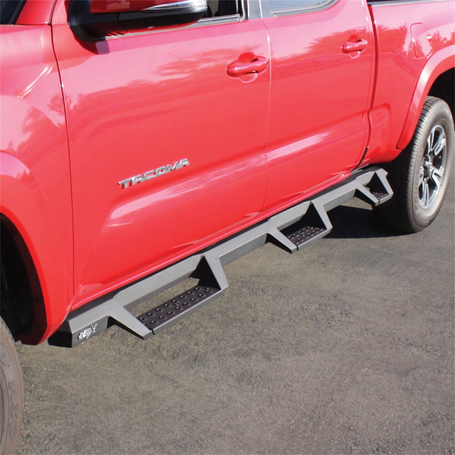 Westin 56 - 534185 2016 - 2023 Toyota Tacoma HDX Drop Wheel - to - Wheel Nerf Step Bars - Rugged Truck Gear