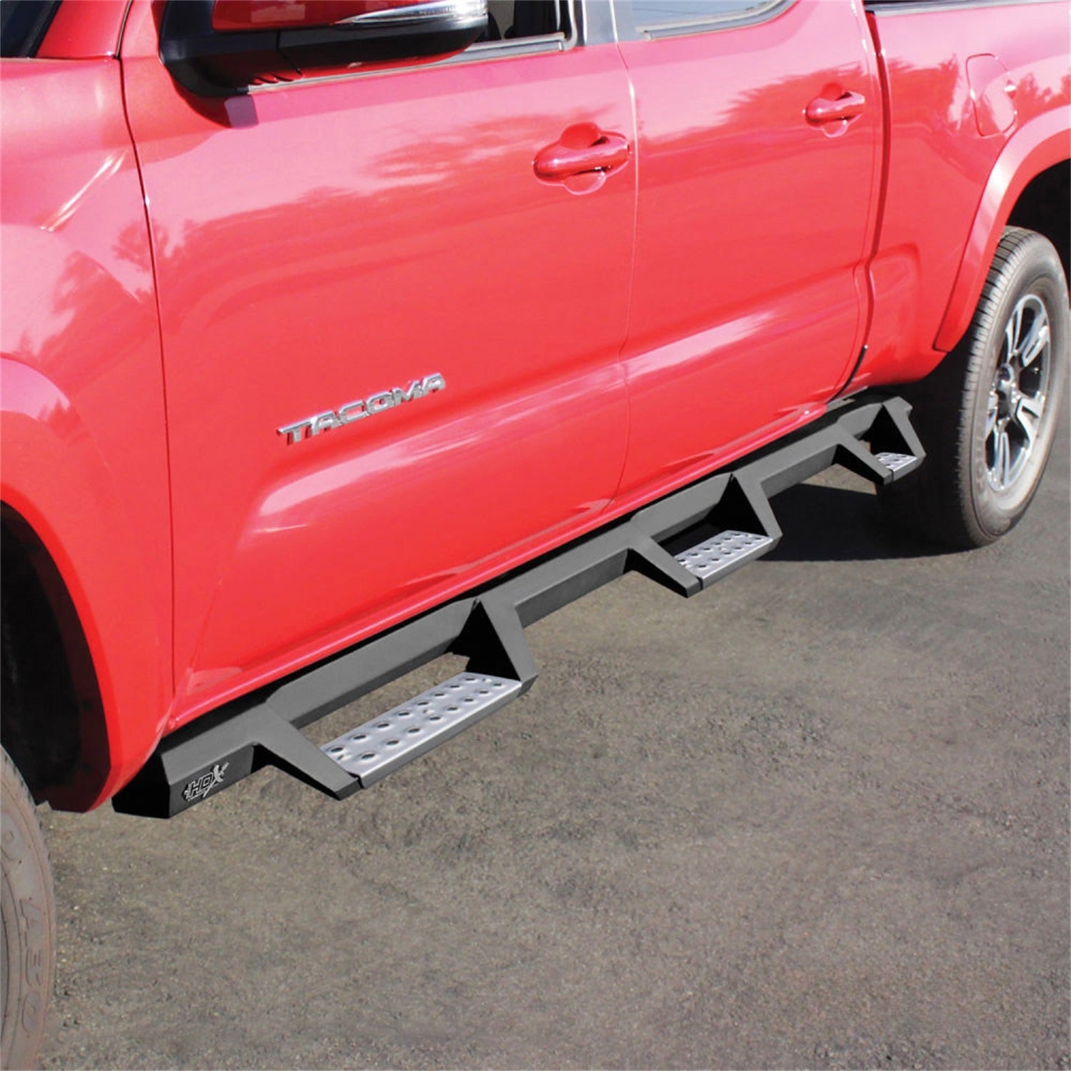 Westin 56 - 5341852 2016 - 2023 Toyota Tacoma HDX Stainless Drop Wheel - to - Wheel Nerf Step Bars - Rugged Truck Gear