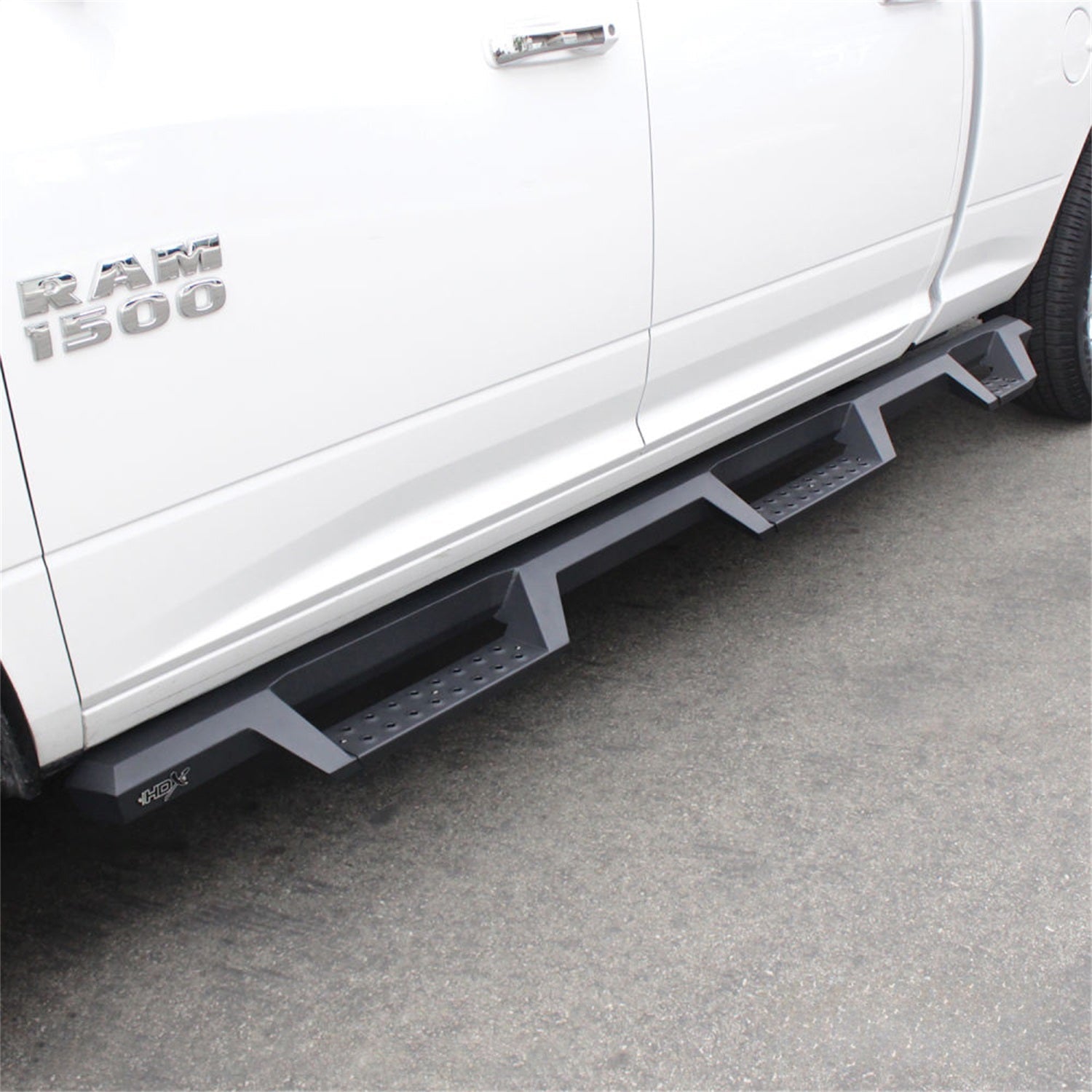 Westin 56 - 534325 2010 - 2023 Dodge Ram 2500/3500 HDX Drop Wheel - to - Wheel Nerf Step Bars - 72 in. Long - Rugged Truck Gear