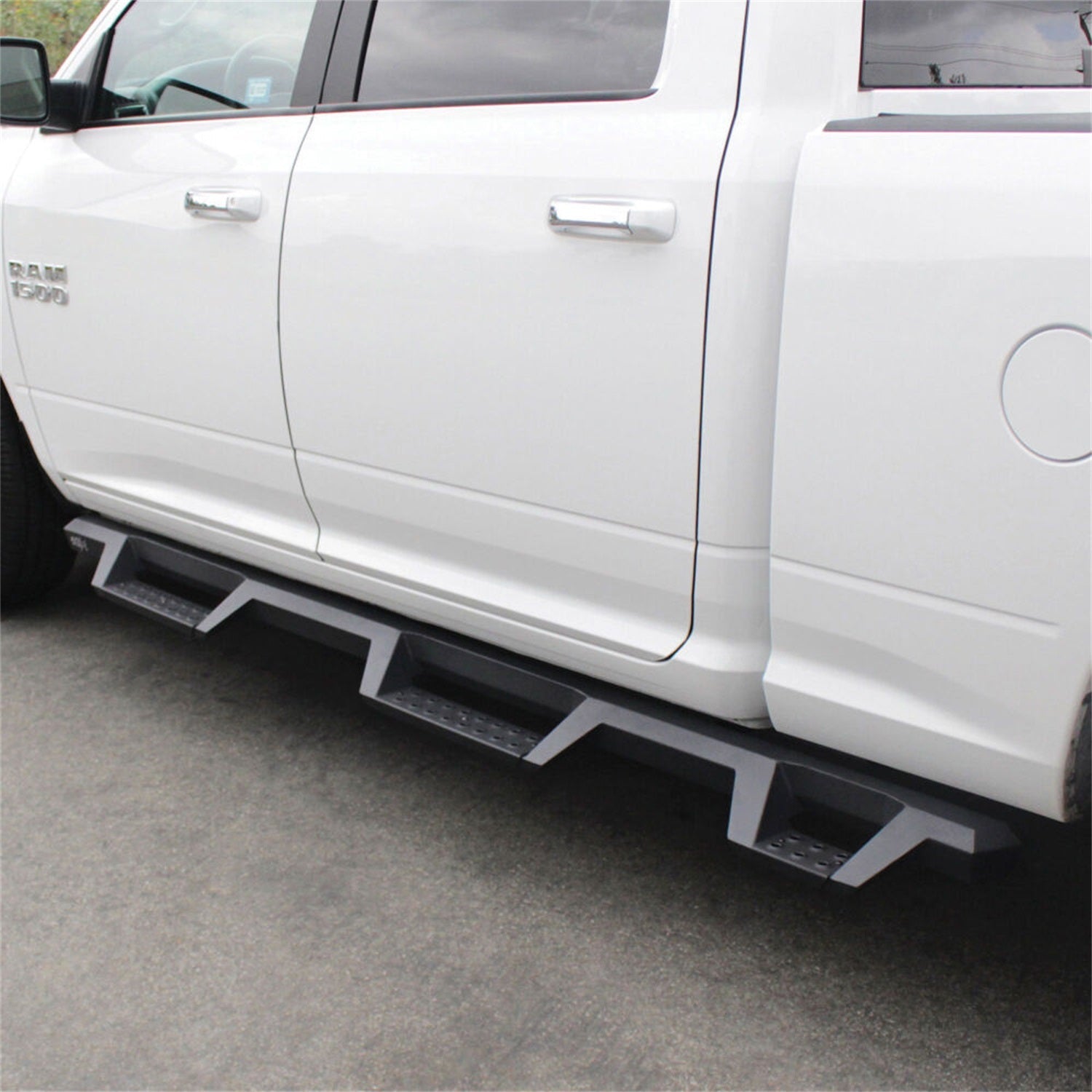 Westin 56 - 534325 2010 - 2023 Dodge Ram 2500/3500 HDX Drop Wheel - to - Wheel Nerf Step Bars - 72 in. Long - Rugged Truck Gear
