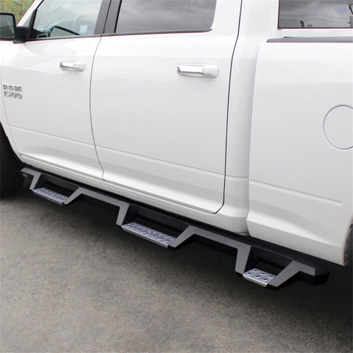 Westin 56 - 5343252 2010 - 2023 Dodge Ram 2500/3500 HDX Stainless Drop Wheel - to - Wheel Nerf Step Bars - 72 in. Long - Rugged Truck Gear