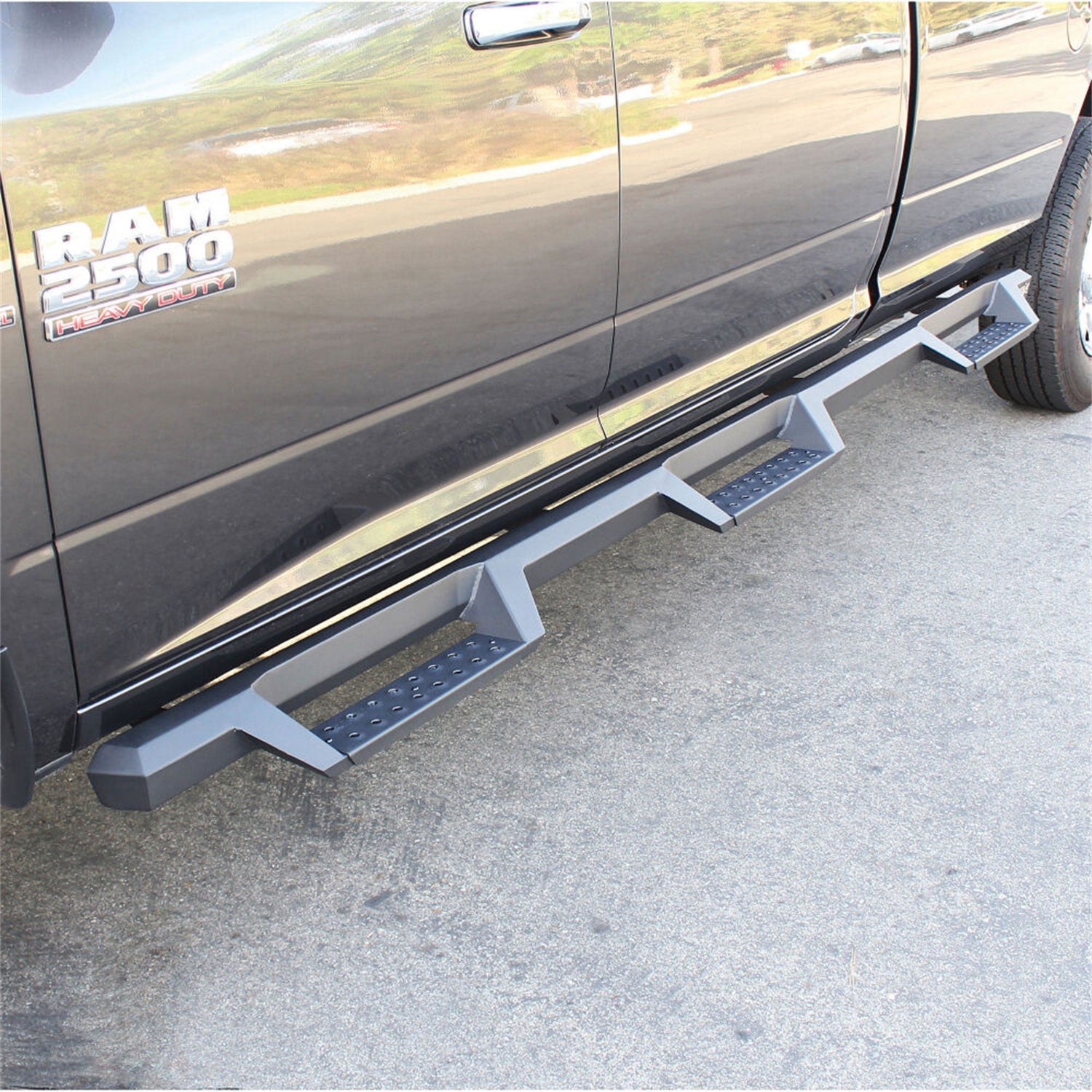 Westin 56 - 534335 2011 - 2018 Dodge Ram 2500/3500 HDX Drop Wheel - to - Wheel Nerf Step Bars - Rugged Truck Gear