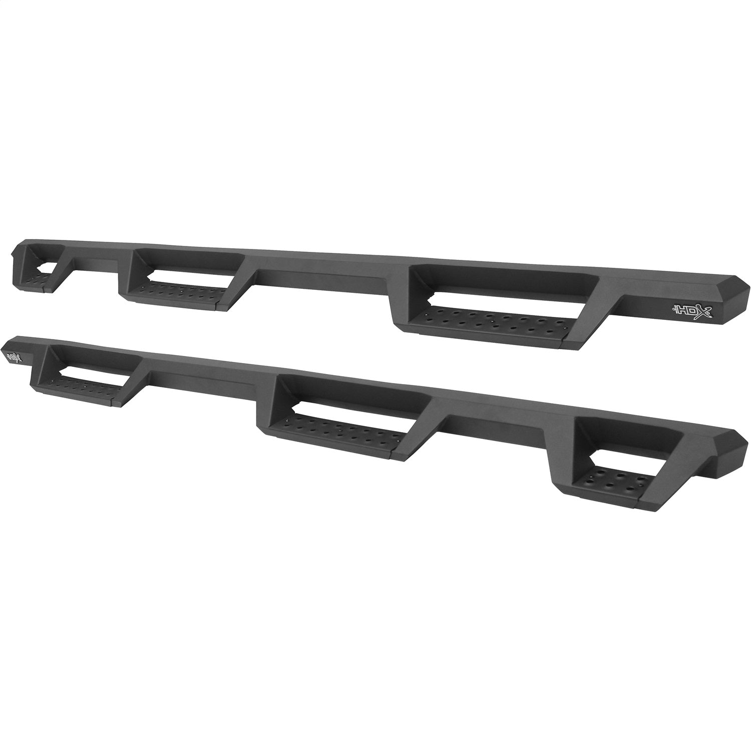 Westin 56 - 534565 2007 - 2018 GMC Sierra 1500 HDX Drop Wheel - to - Wheel Nerf Step Bars - 80 in. Long - Rugged Truck Gear