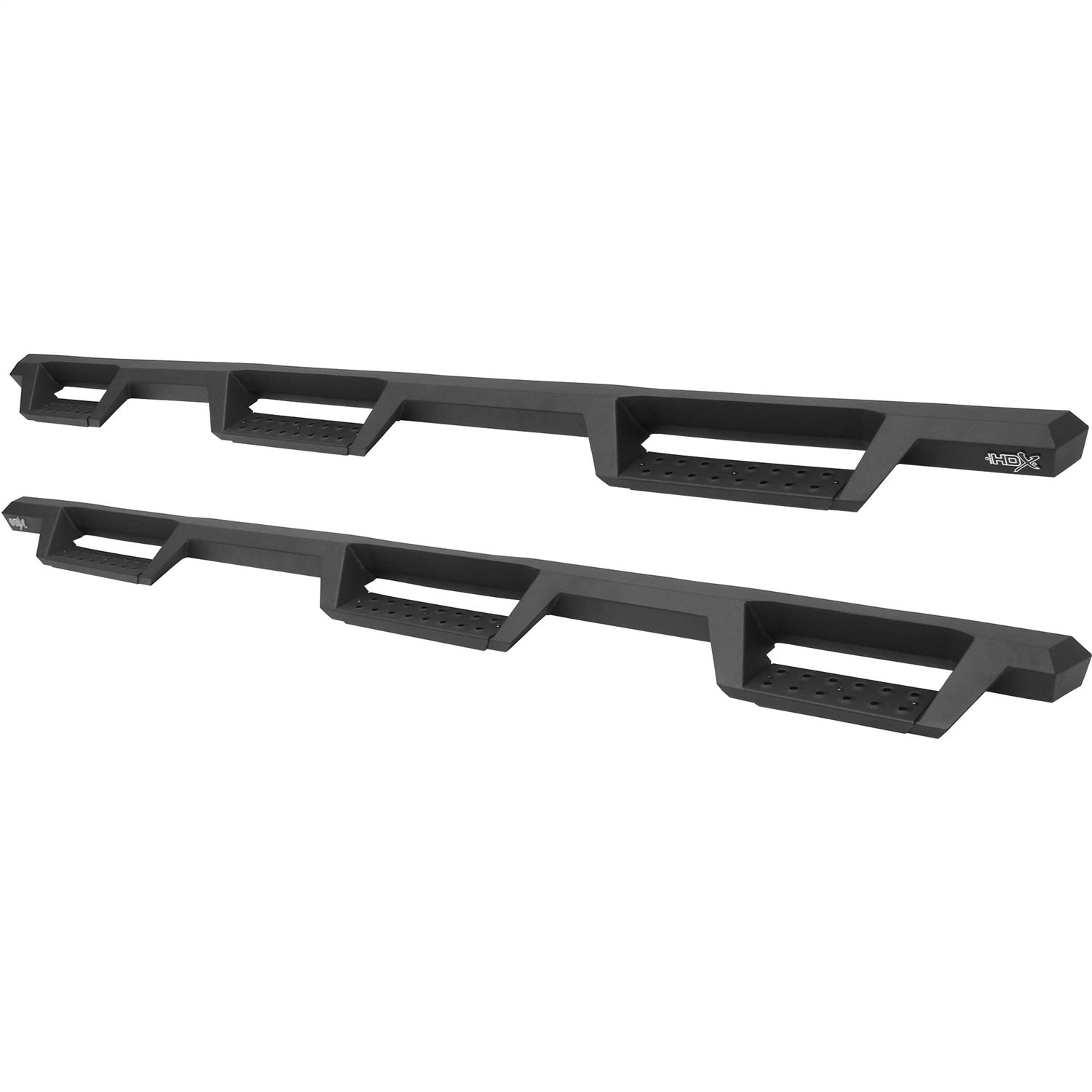 Westin 56 - 534575 2007 - 2018 GMC Sierra 1500 HDX Drop Wheel - to - Wheel Nerf Step Bars - 80 in. Long - Rugged Truck Gear