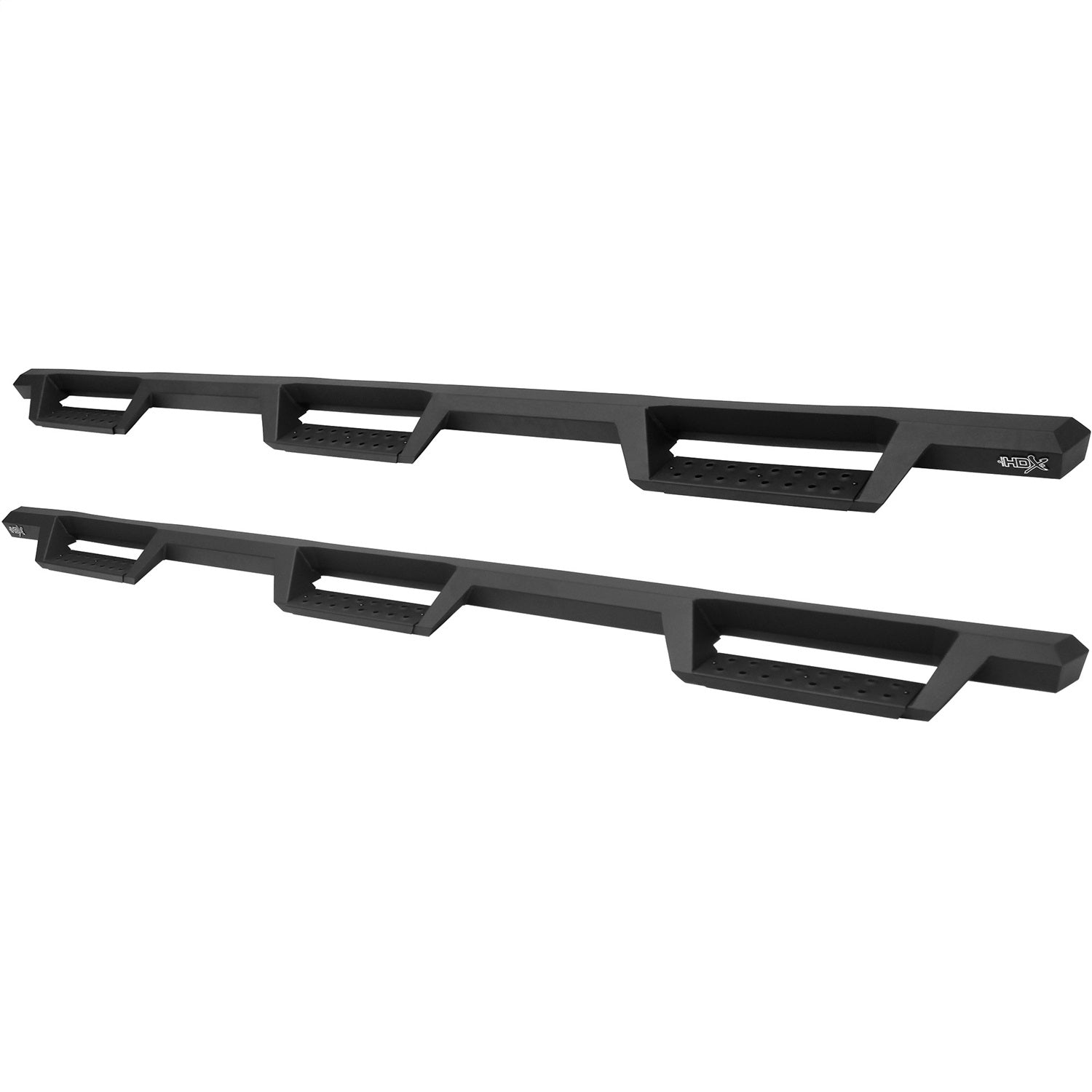 Westin 56 - 534585 2007 - 2019 Chevy Silverado 2500/3500 HD HDX Drop Wheel - to - Wheel Nerf Step Bars - 80 in. Long - Rugged Truck Gear