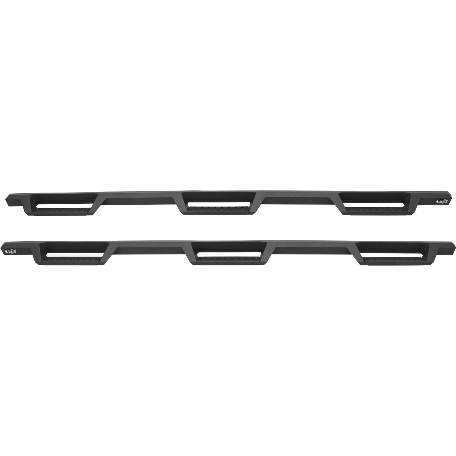 Westin 56 - 534585 2007 - 2019 Chevy Silverado 2500/3500 HD HDX Drop Wheel - to - Wheel Nerf Step Bars - 80 in. Long - Rugged Truck Gear