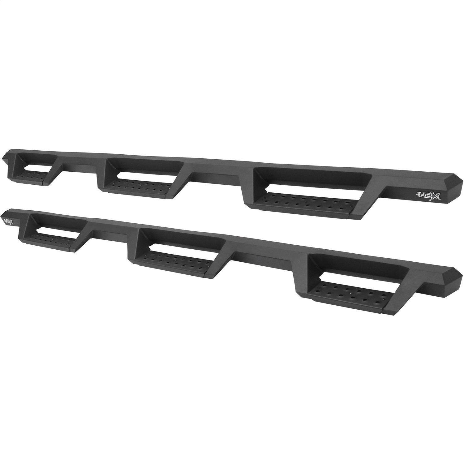 Westin 56 - 534595 2015 - 2019 GMC Sierra 2500/3500 HD HDX Drop Wheel - to - Wheel Nerf Step Bars - 72 in. Long - Rugged Truck Gear