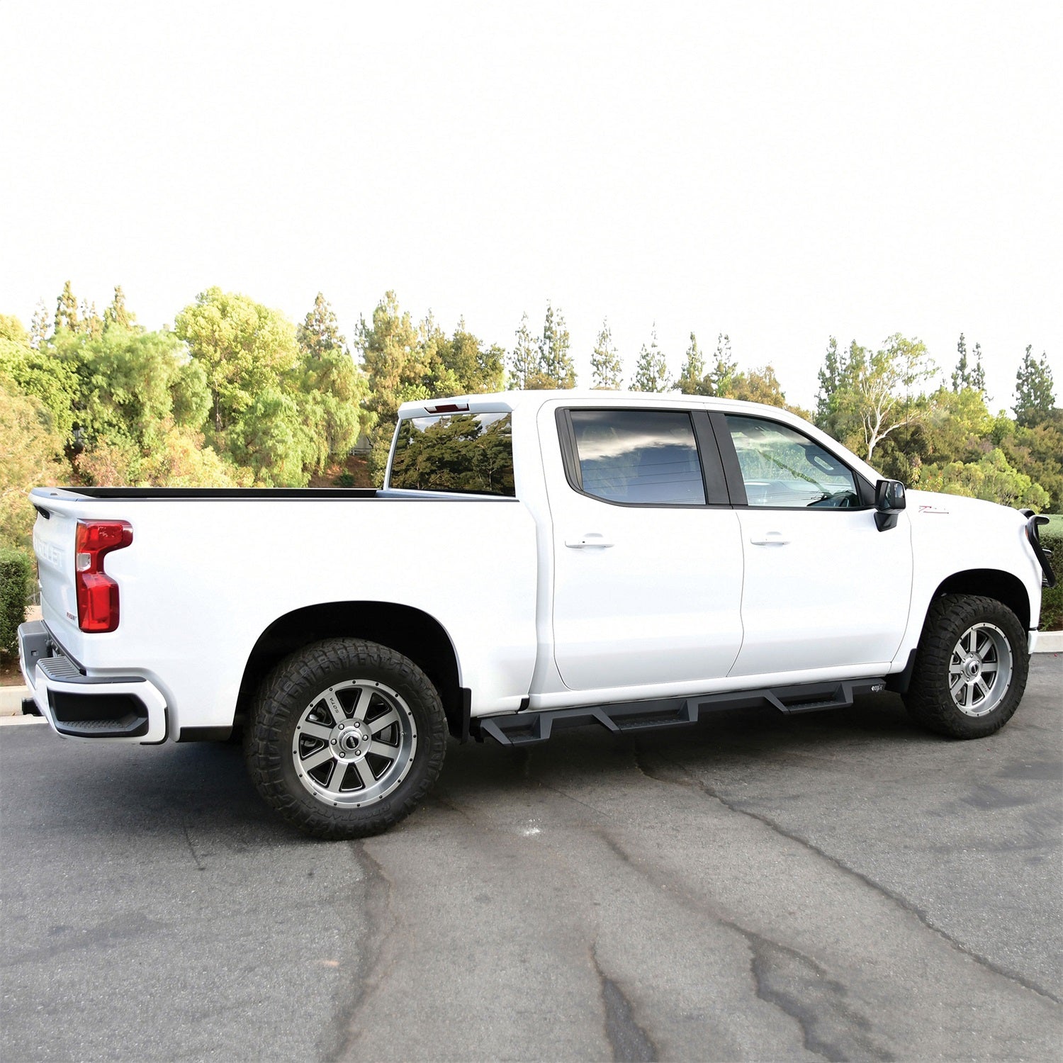 Westin 56 - 534685 2019 - 2023 GMC Sierra 1500 HDX Drop Wheel - to - Wheel Nerf Step Bars - 72 in. Long - Rugged Truck Gear