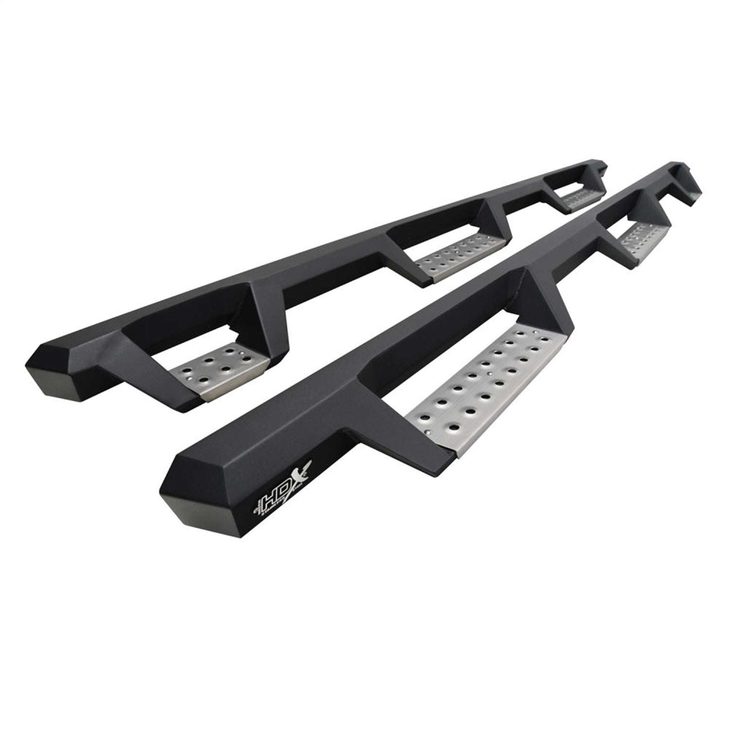 Westin 56 - 5347552 2020 - 2023 GMC Sierra 2500/3500 HD HDX Stainless Drop Wheel - to - Wheel Nerf Step Bars - 72 in. Long - Rugged Truck Gear